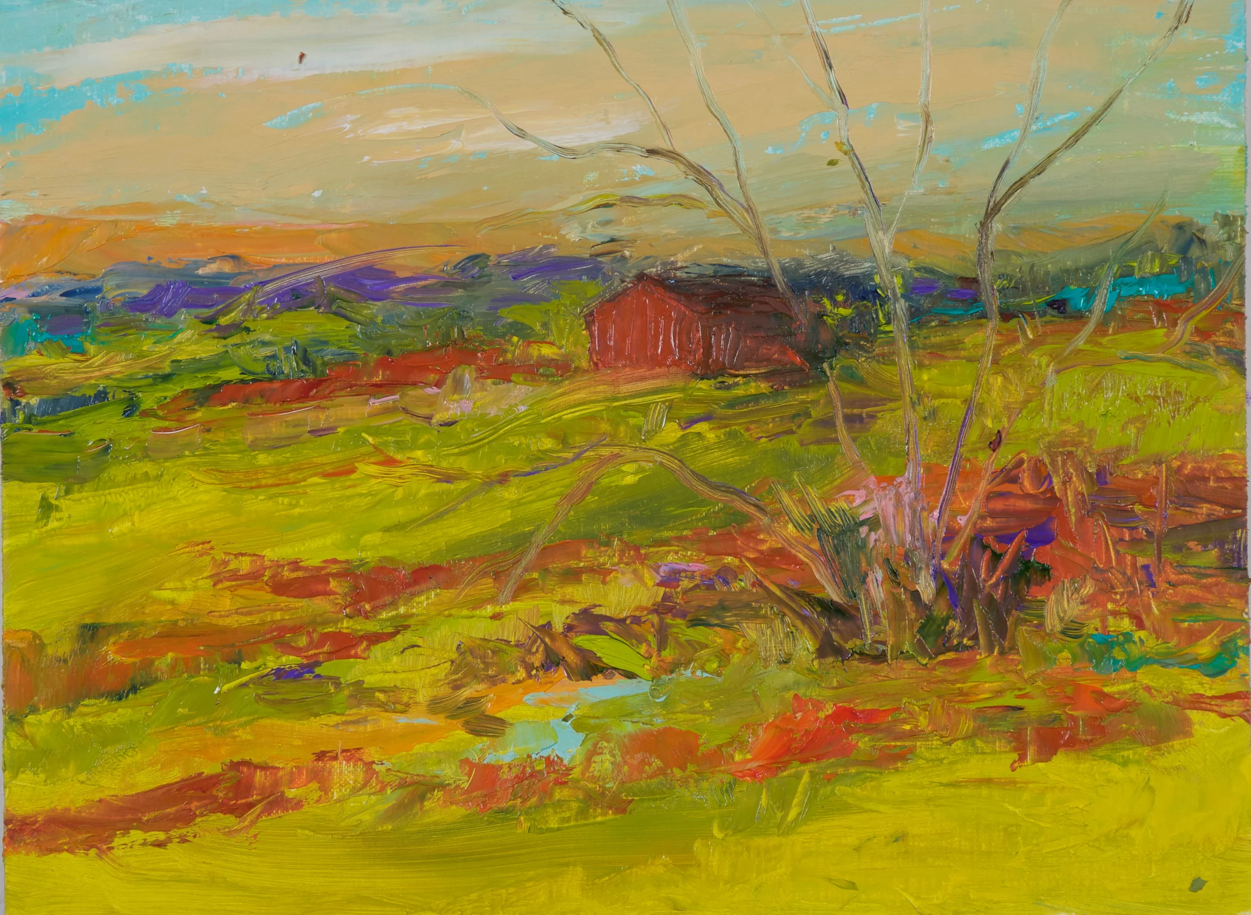 "Rural" - 9 x 12 inch