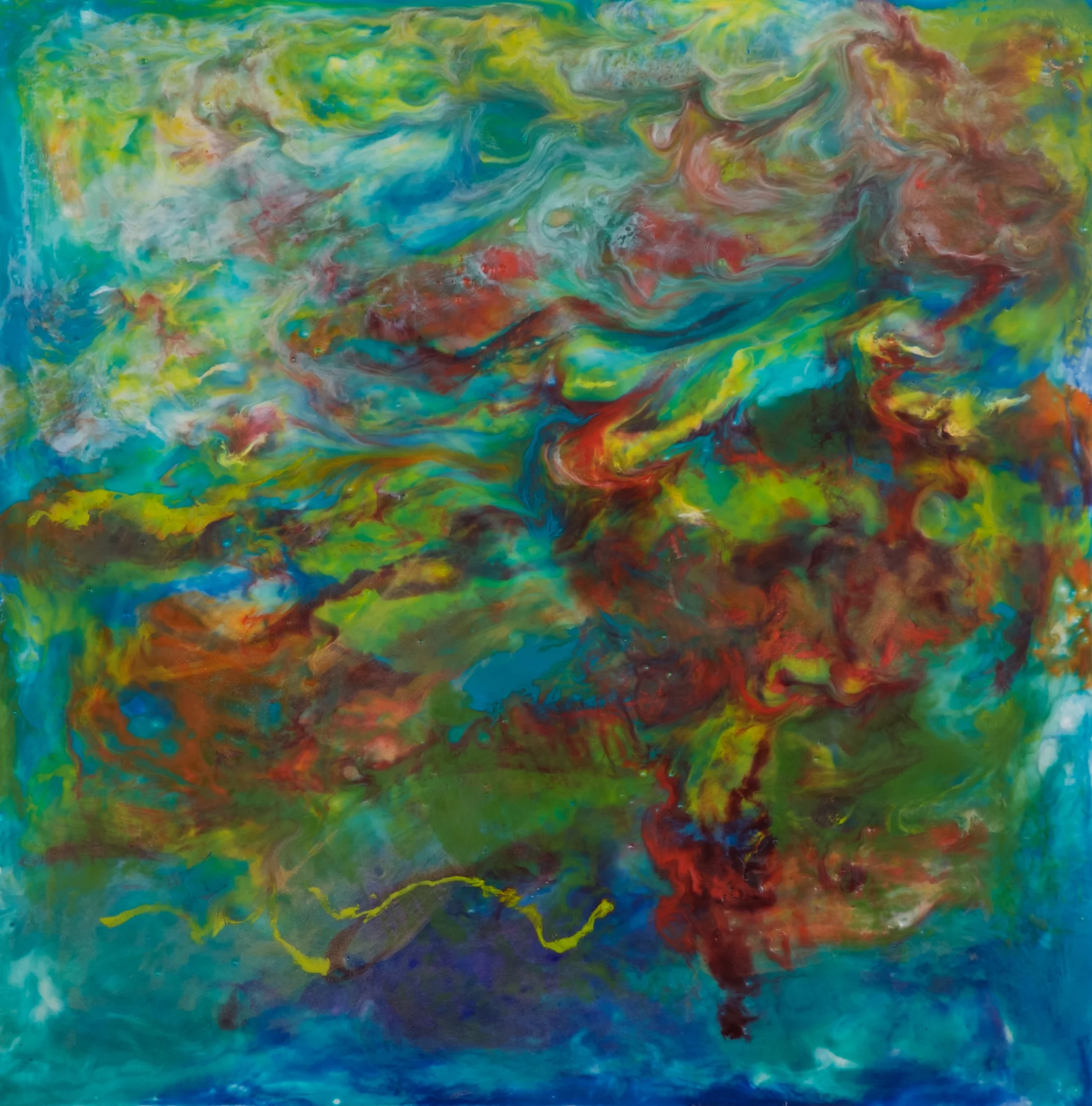 "Go Fish" - 16 x 16 inch