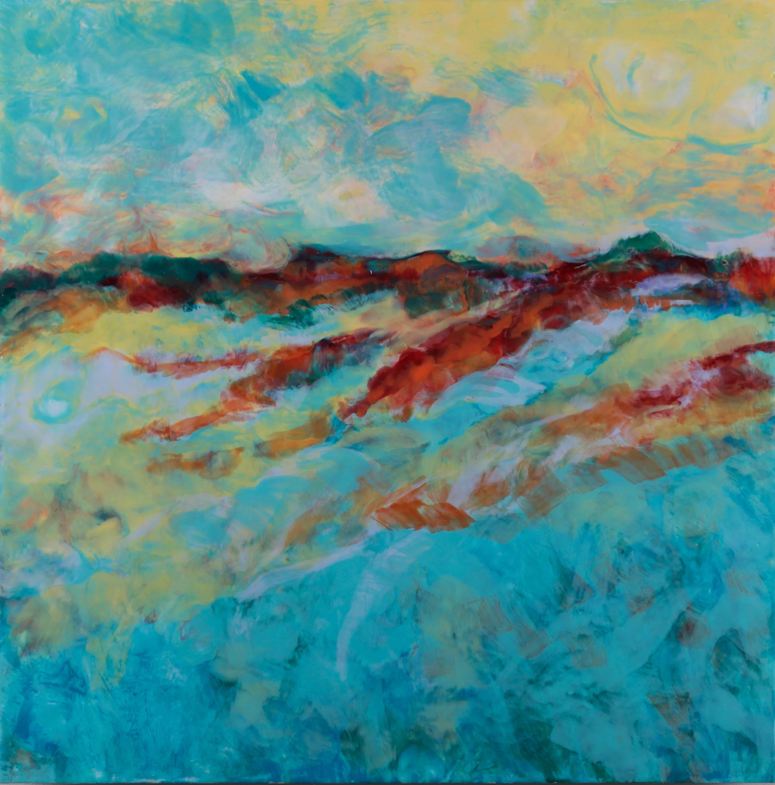 "Good Day Sunshine" - 30 x 30 inch