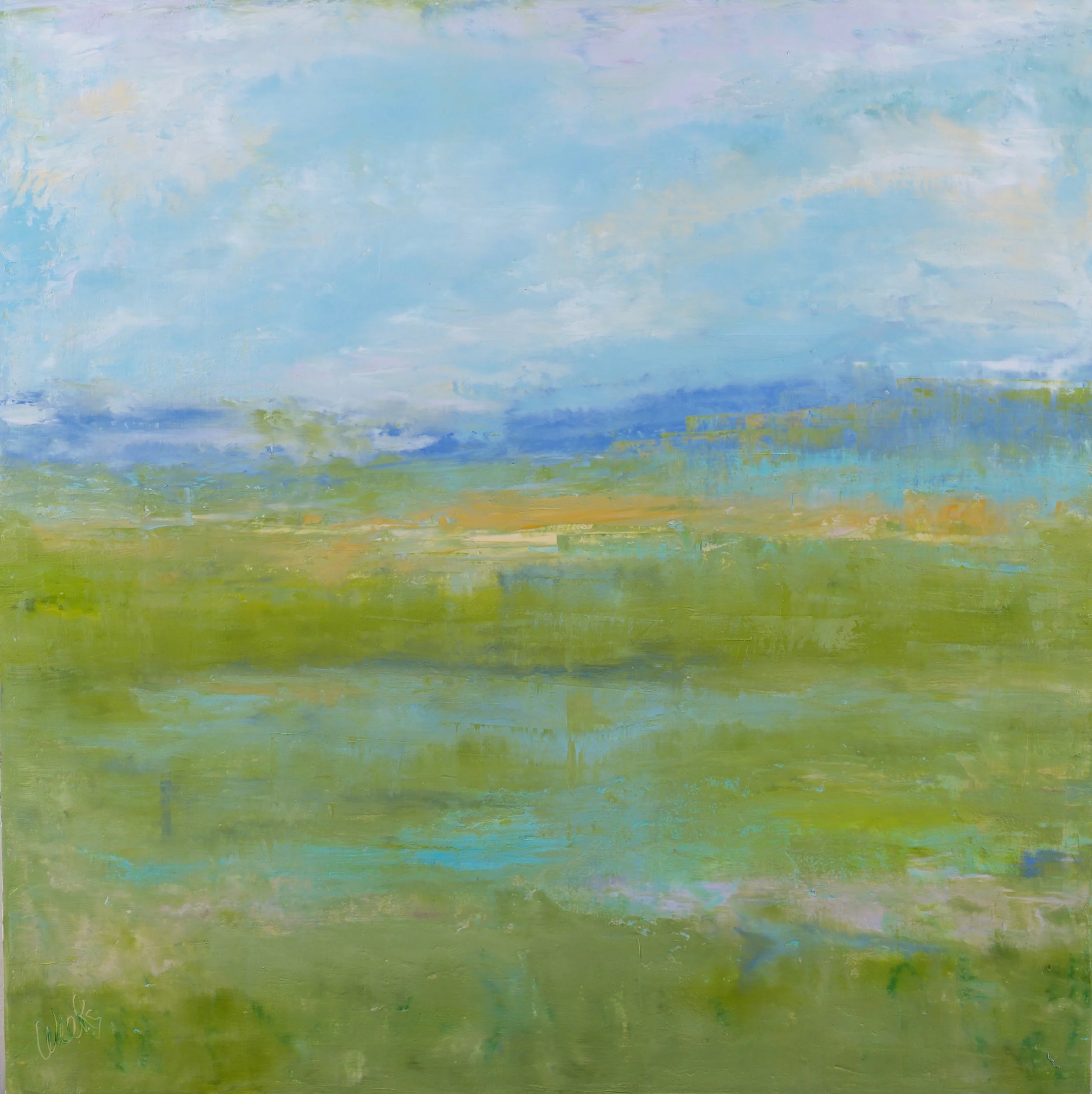 "Morning Mist" - 30 x 30 inch