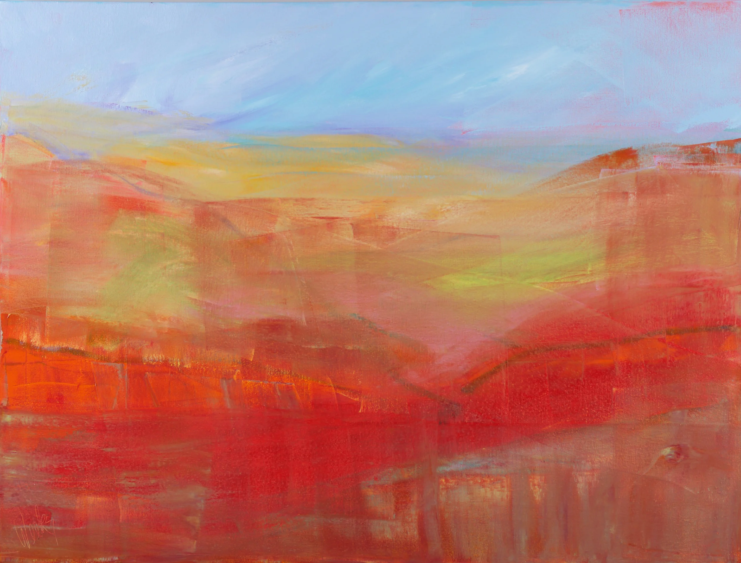 "It's Just a Feeling" - 30 x 40 inch