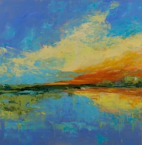"Summer Sunrise" - 36 x 36 inch