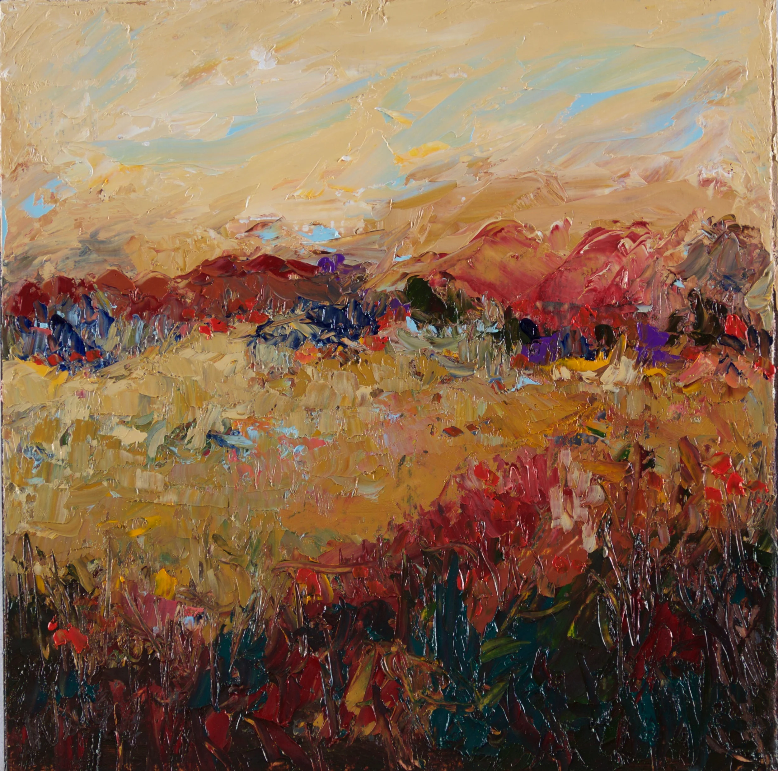 Chasing Fall - 12 x 12 inch