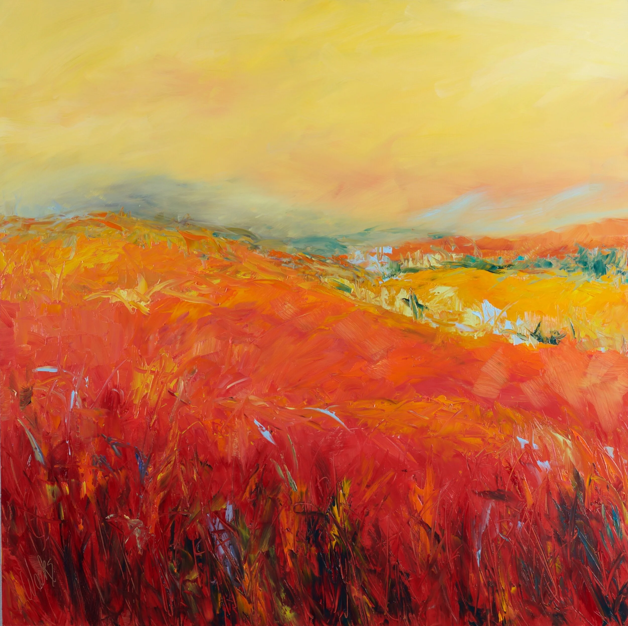 "Summer Sun" - 36 x 36 inches