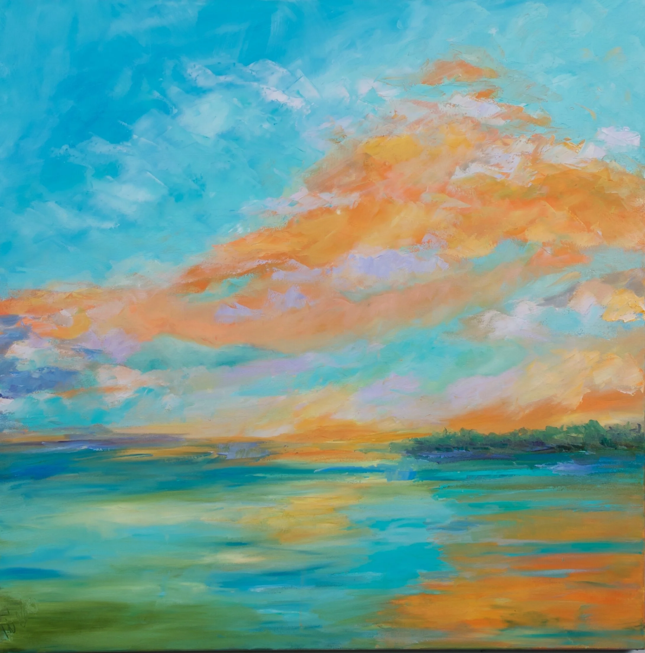 "Heavenly" - 36 x 36 inch