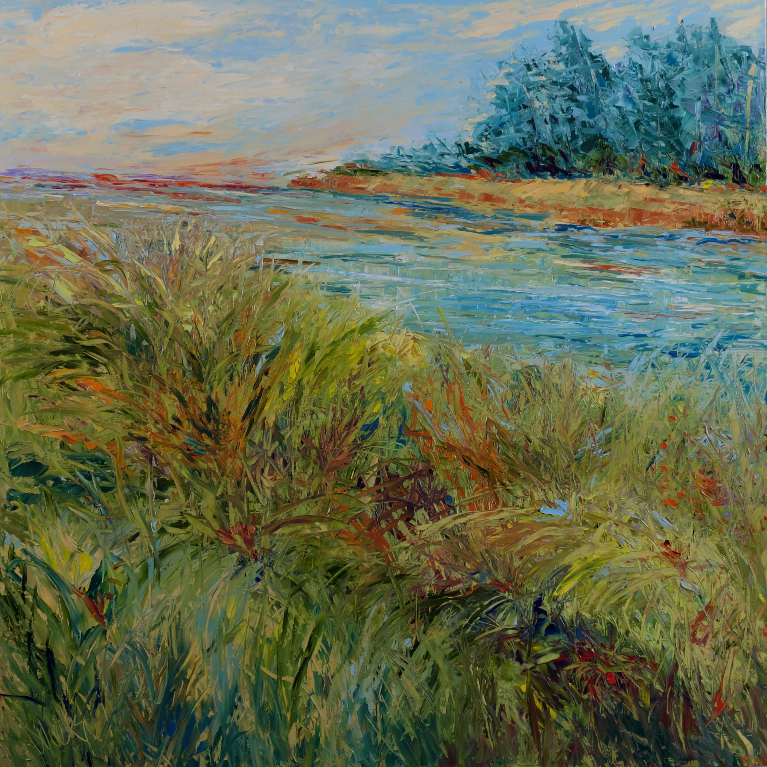 "Autumn's Grace" - 36 x 36 inch