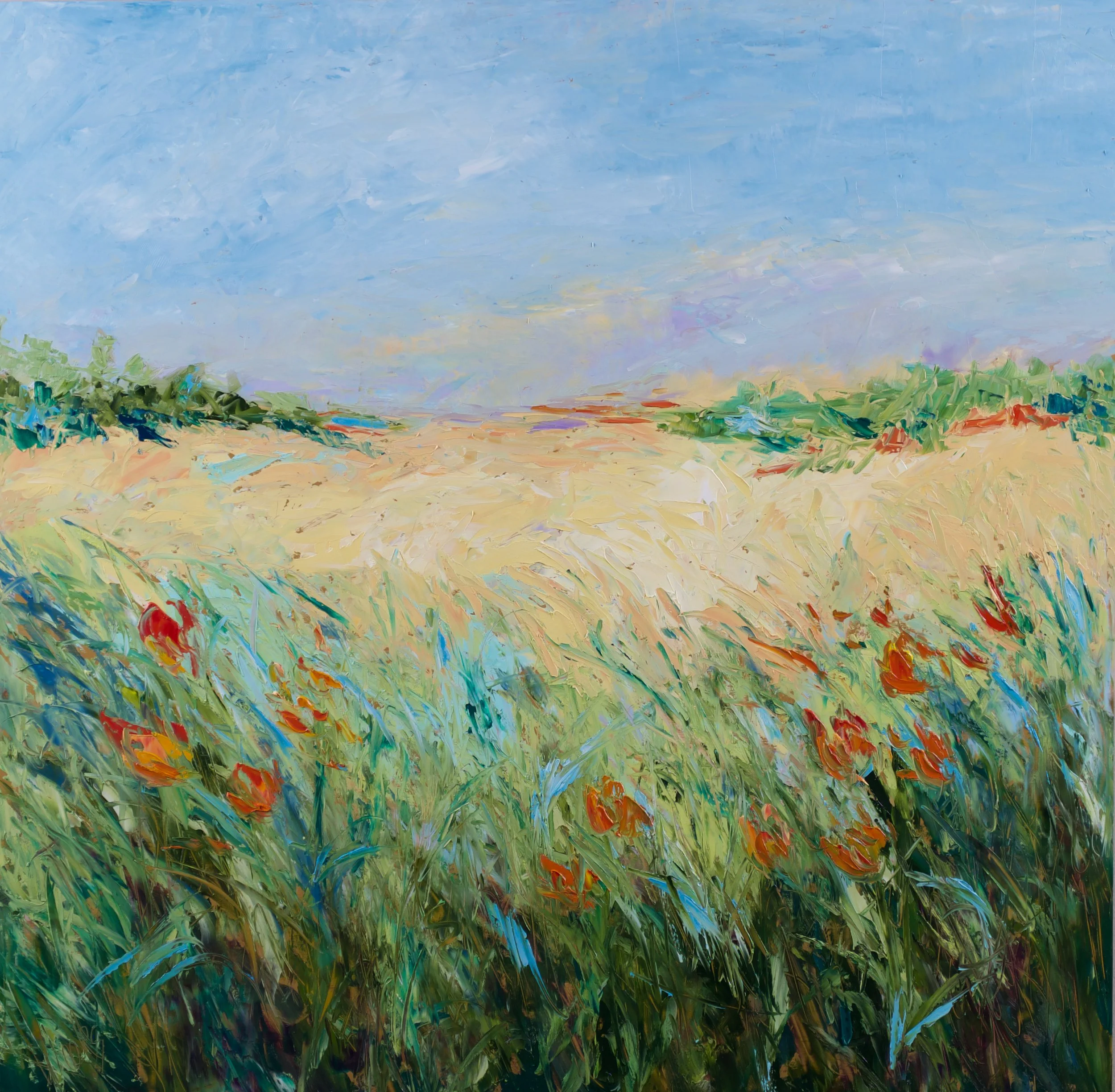 "Golden Morning" - 36x36 inch