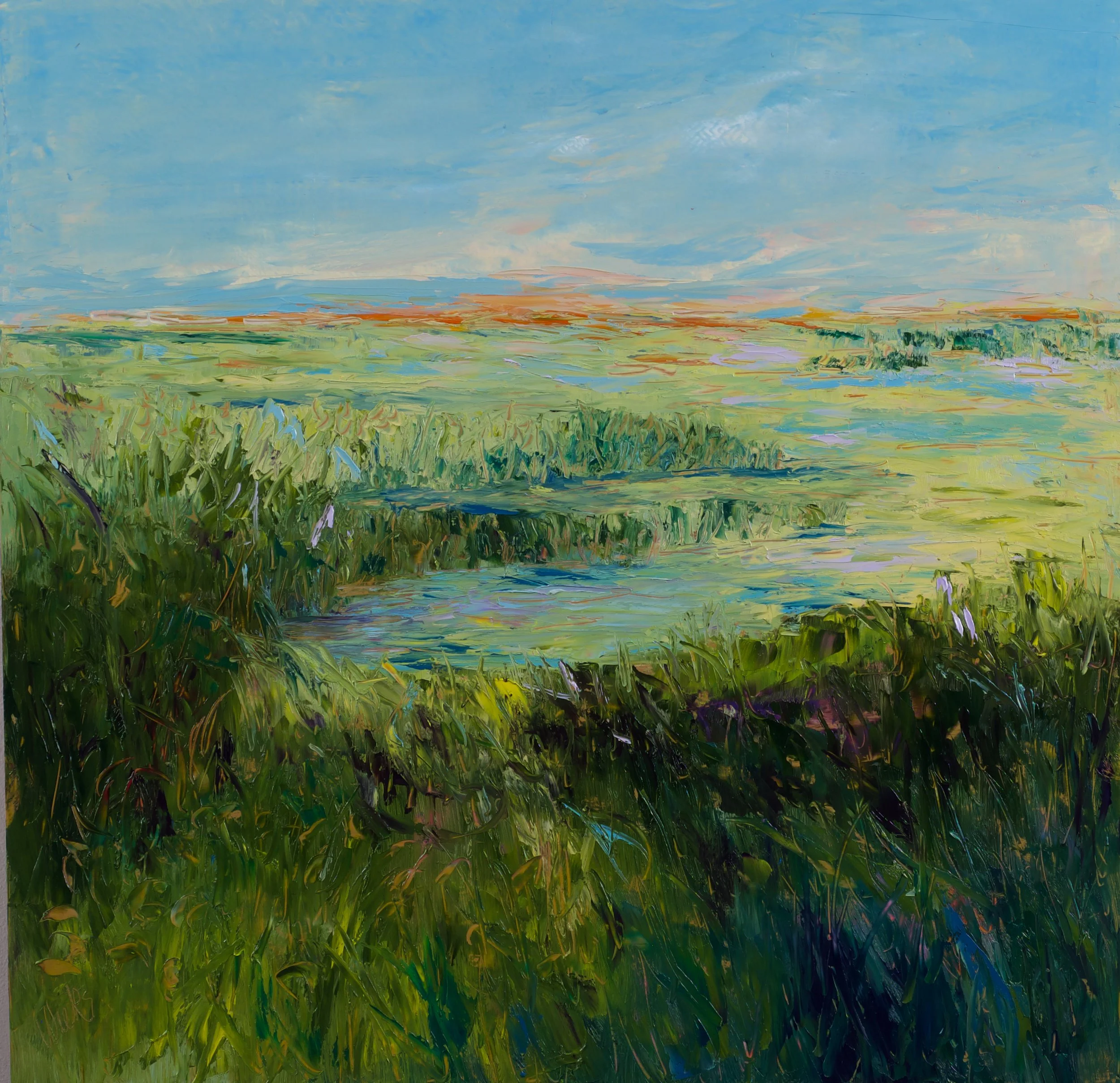 "Gesters in Nature - 24x24 inch