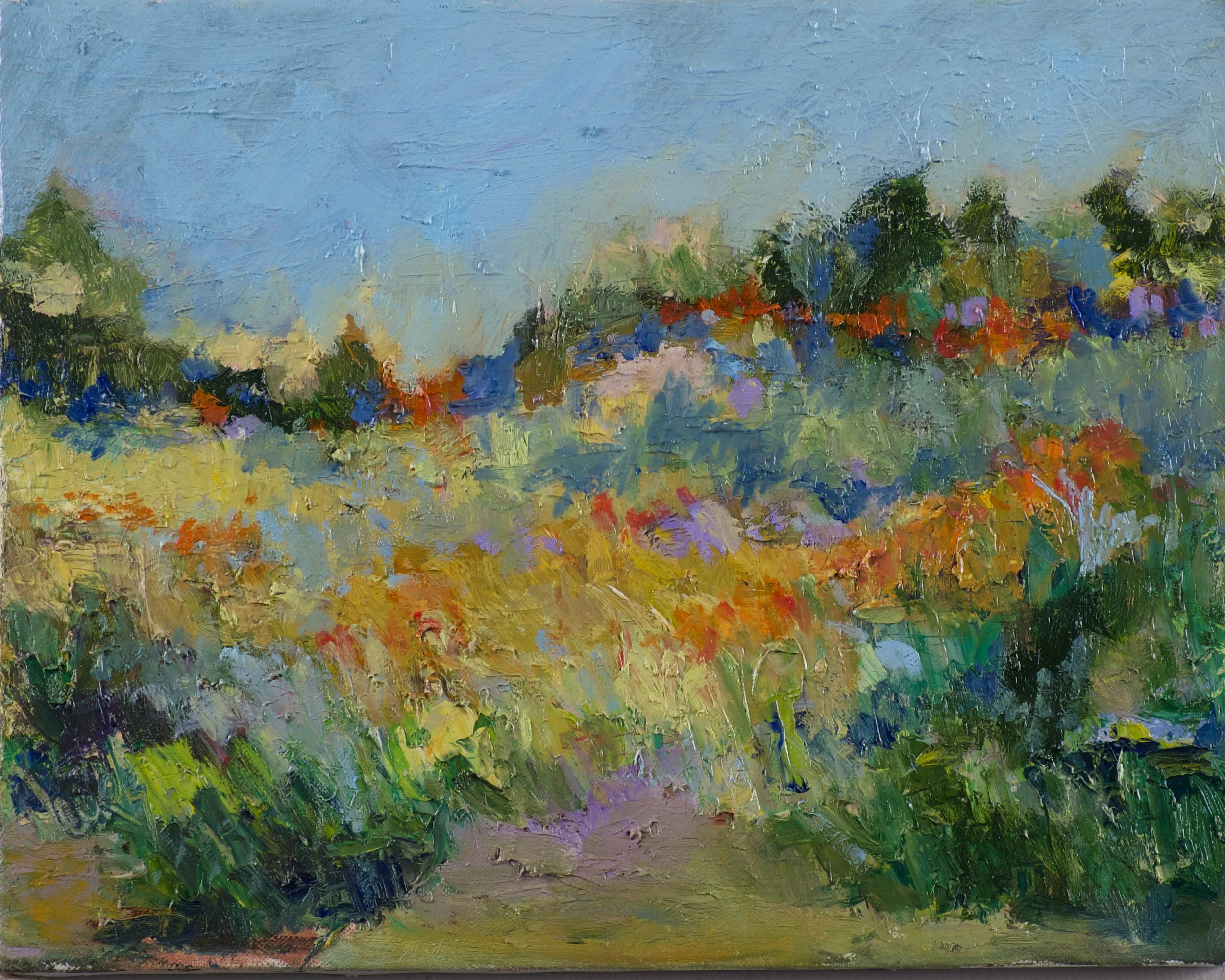 "Summer Garden" - 11 x 14 inch