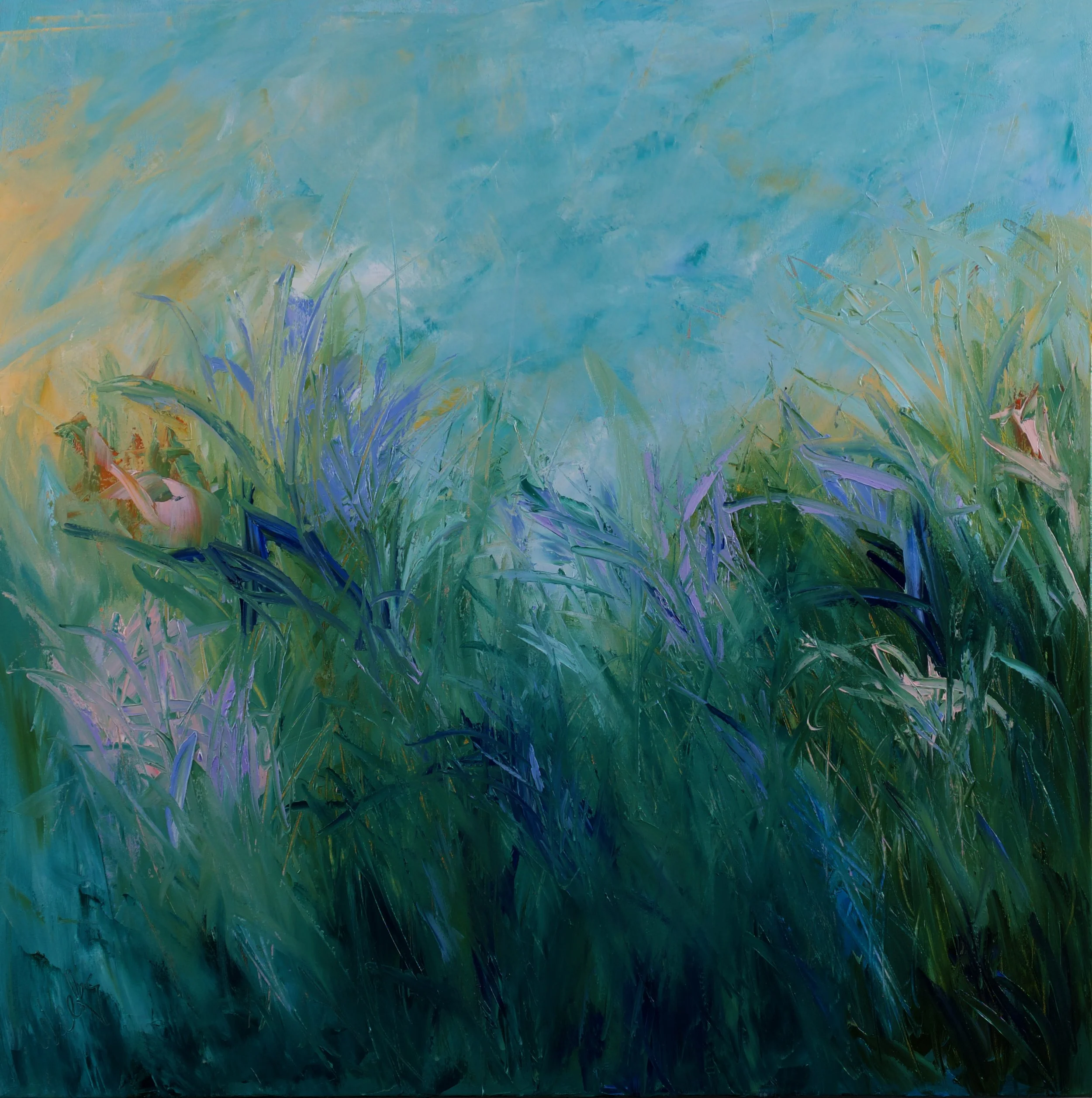 "Love is in the Air" - 36 x 36 inch 