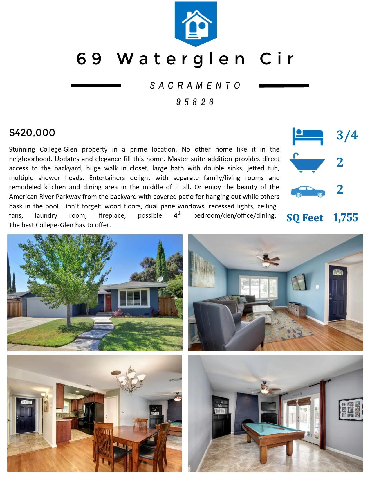 Flyer Front - 69 Waterglen Cir Sacramento CA 95826.jpg