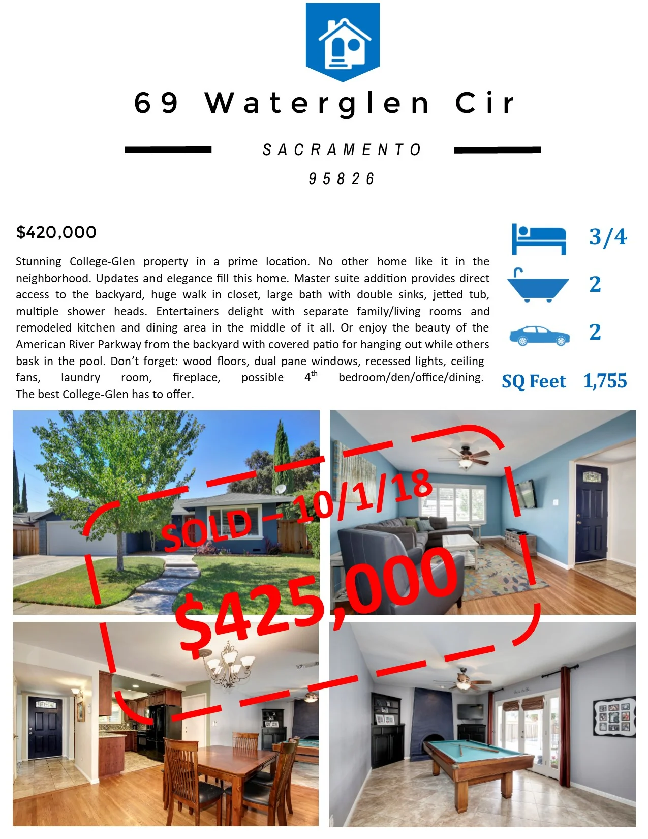 Flyer Front - 69 Waterglen Cir Sacramento CA 95826.jpg