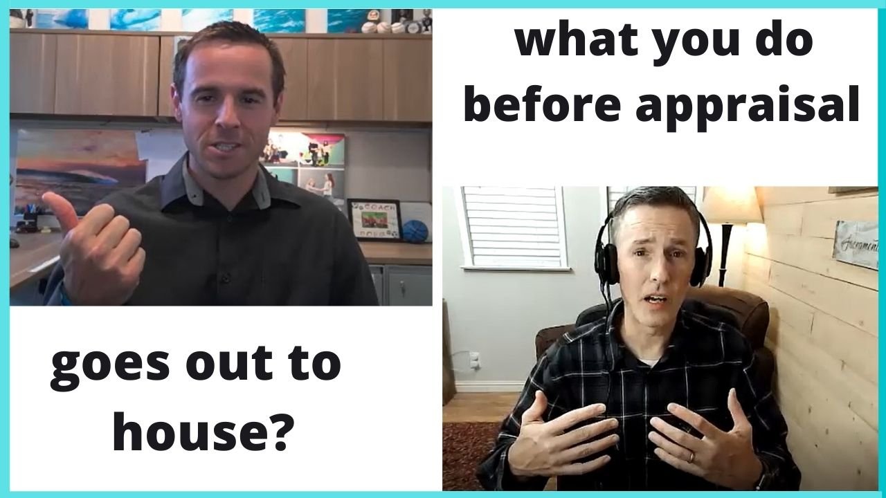 What should I do before the appraiser goes out to the house?