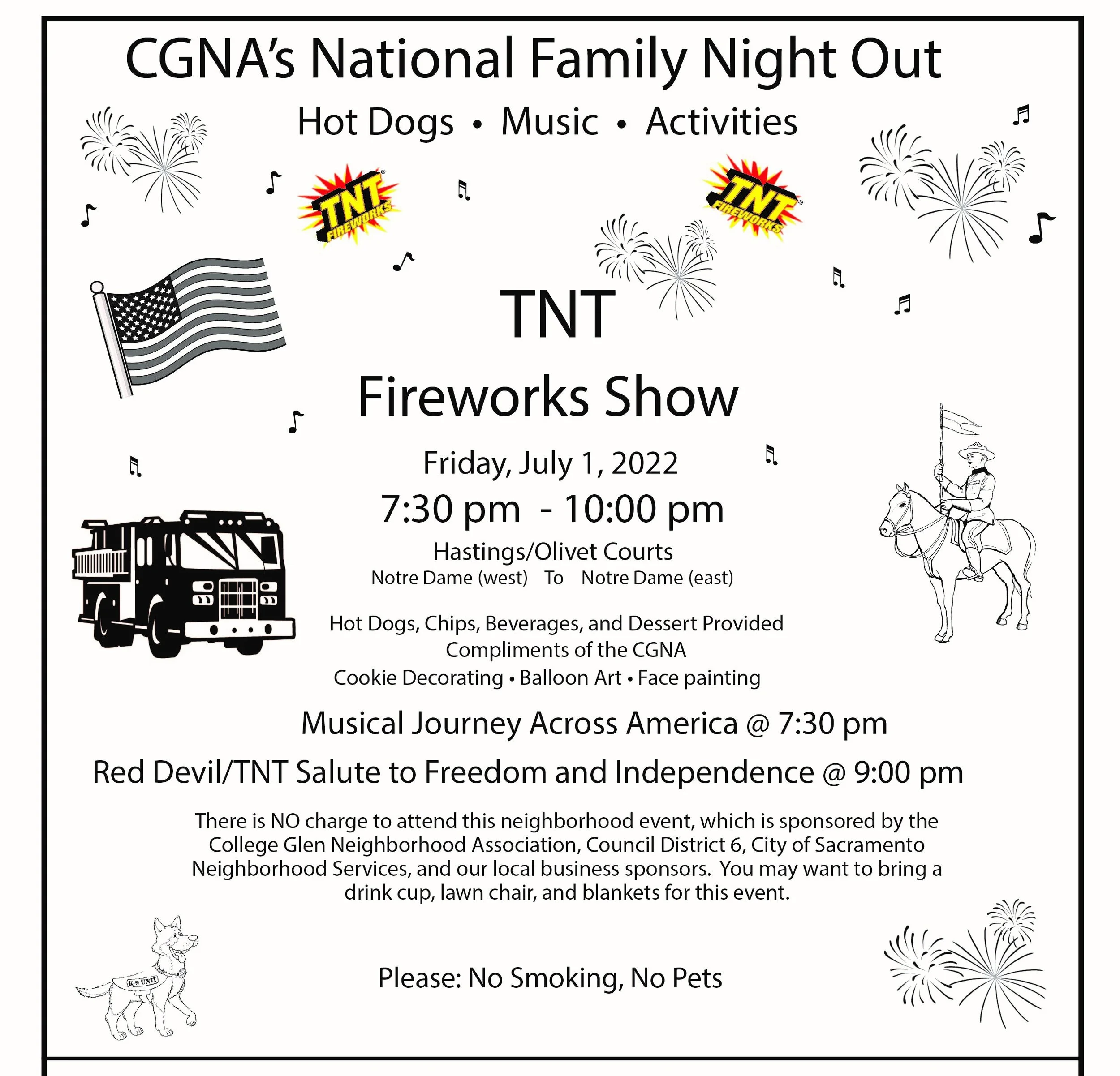 College Glen National Family Night Out 