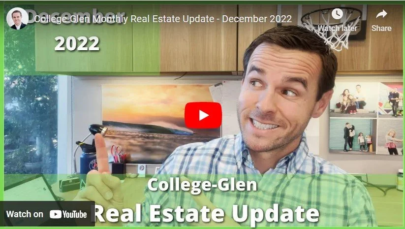 College-Glen Real Estate Sales Update for December 2022 (College Greens / Glenbrook)