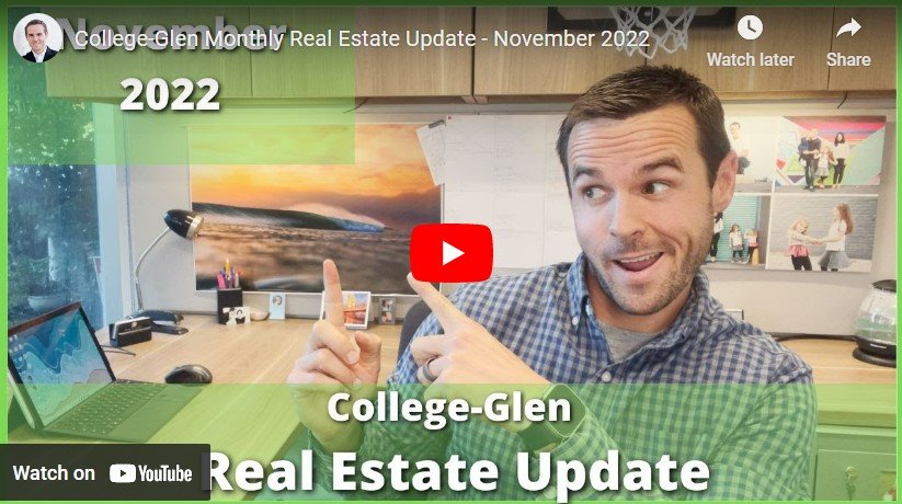 College-Glen Real Estate Sales Update for November 2022 (College Greens / Glenbrook)