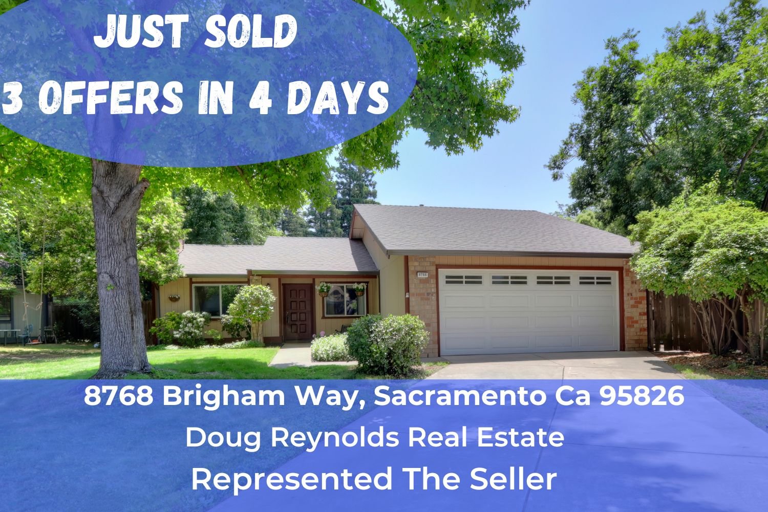 Sold - 8768 Brigham Way, Sacramento Ca 95826