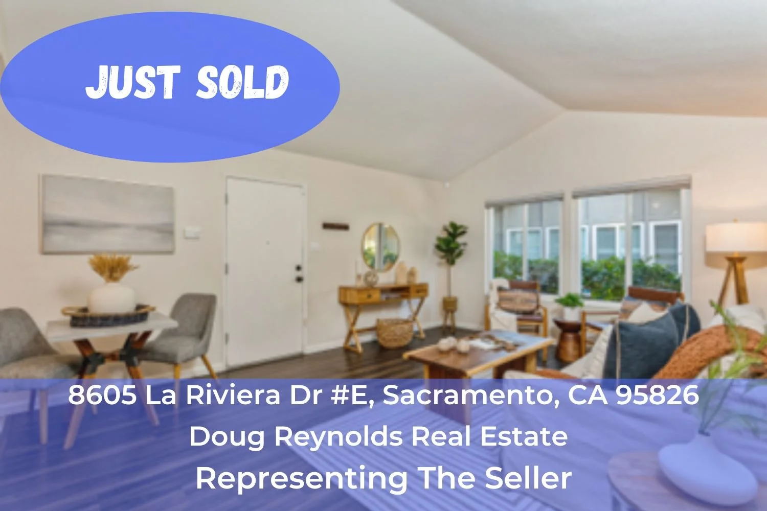 Just Sold – 8605 LA RIVIERA DR #E, SACRAMENTO, CA 95826 