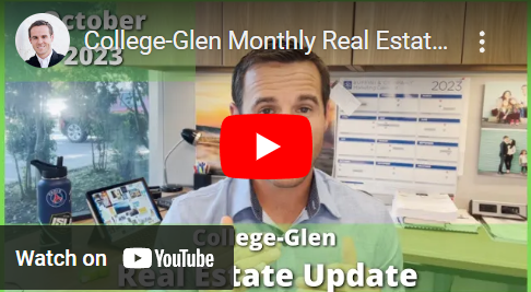 College-Glen Real Estate Sales Update for October 2023 video (College Greens / Glenbrook) 