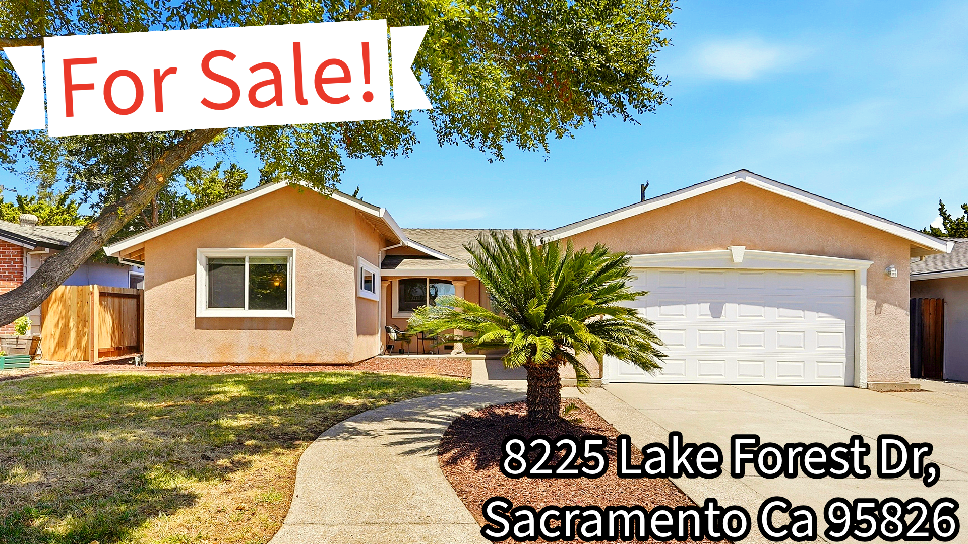 FOR SALE: 8225 Lake Forest Dr, Sacramento Ca 95826