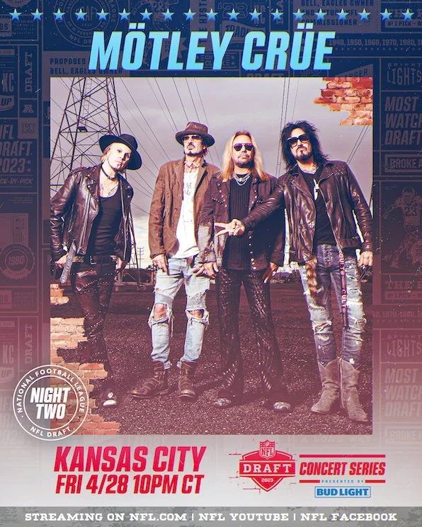 MÖTLEY CRÜE TO HEADLINE 2023 NFL CONCERT SERIES
