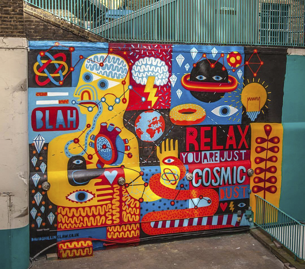 Zetland House mural, 2016