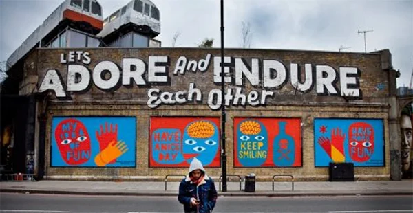 Brick Lane mural, 2013