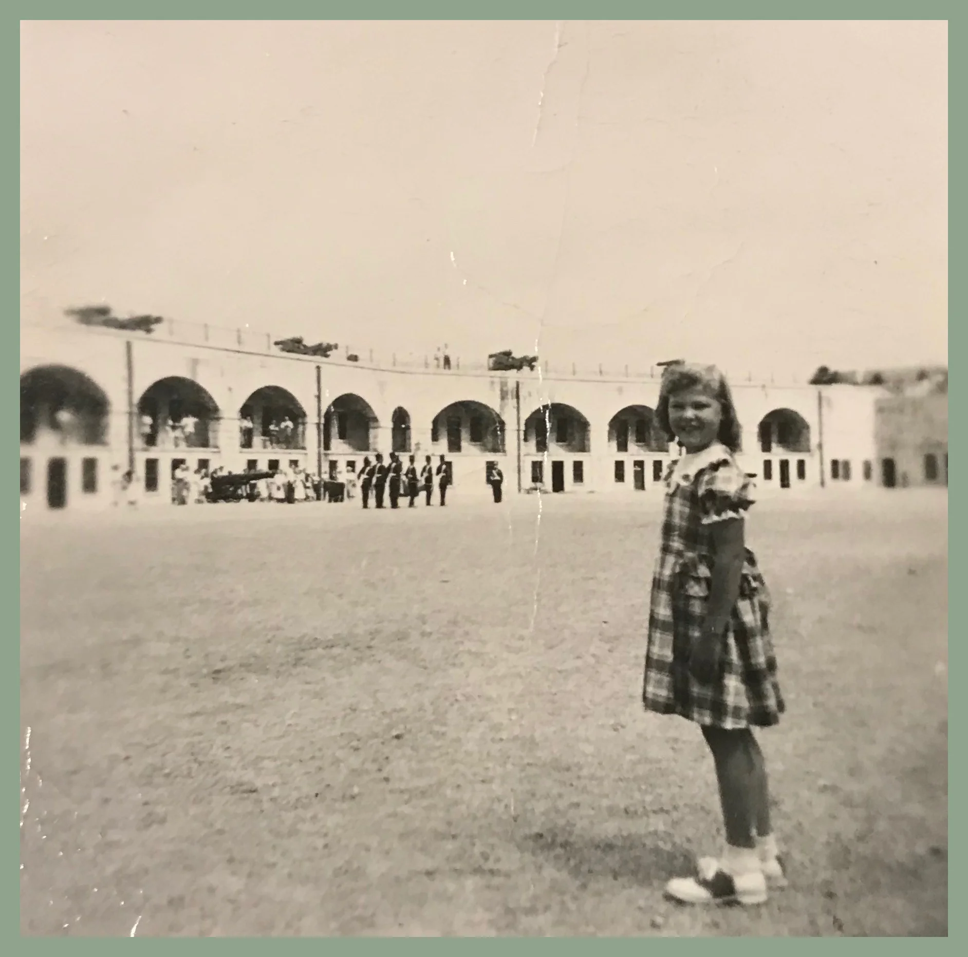 Gloria in Toronto at historical fort