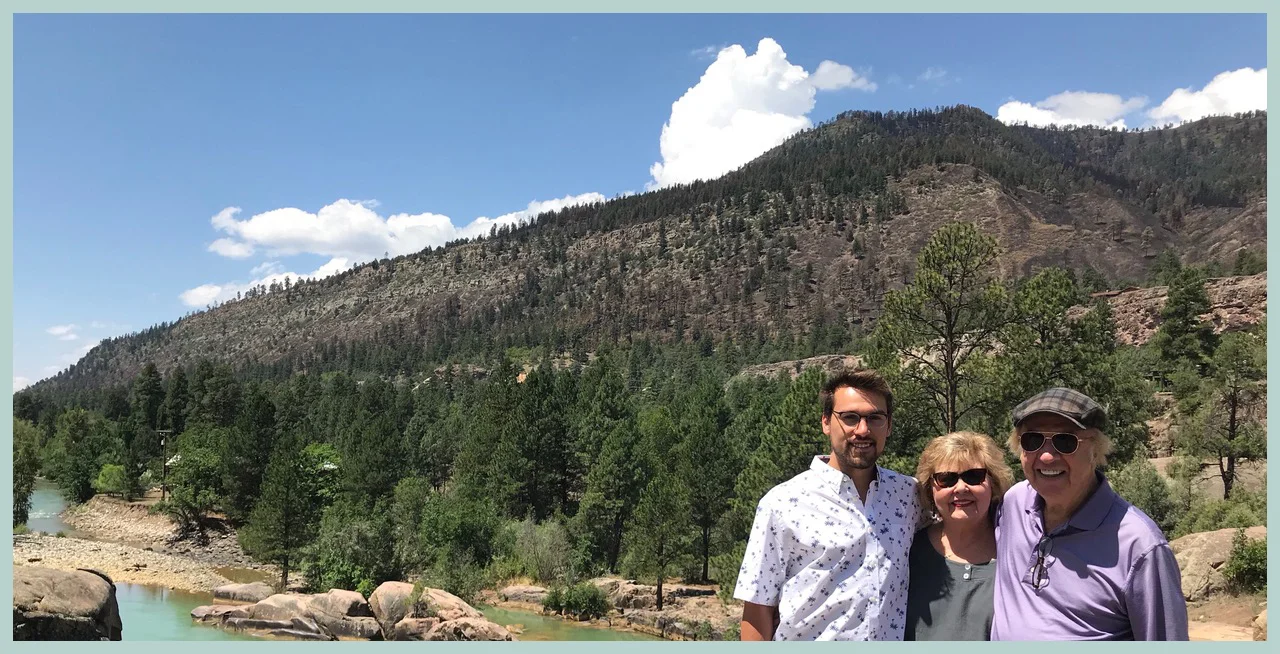 With environmentalist Lee in Colorado