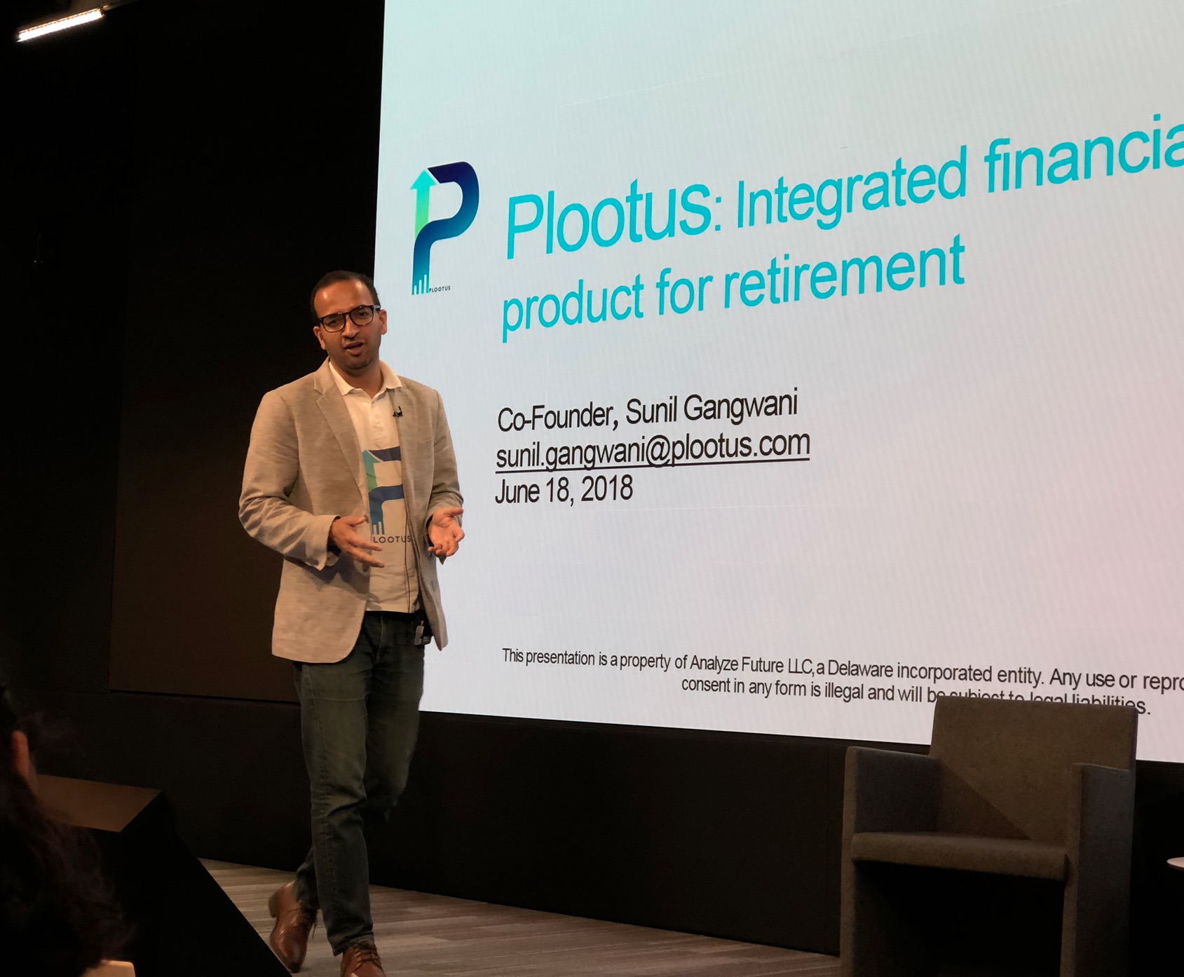 Sunil Gangwani speaking about Plootus