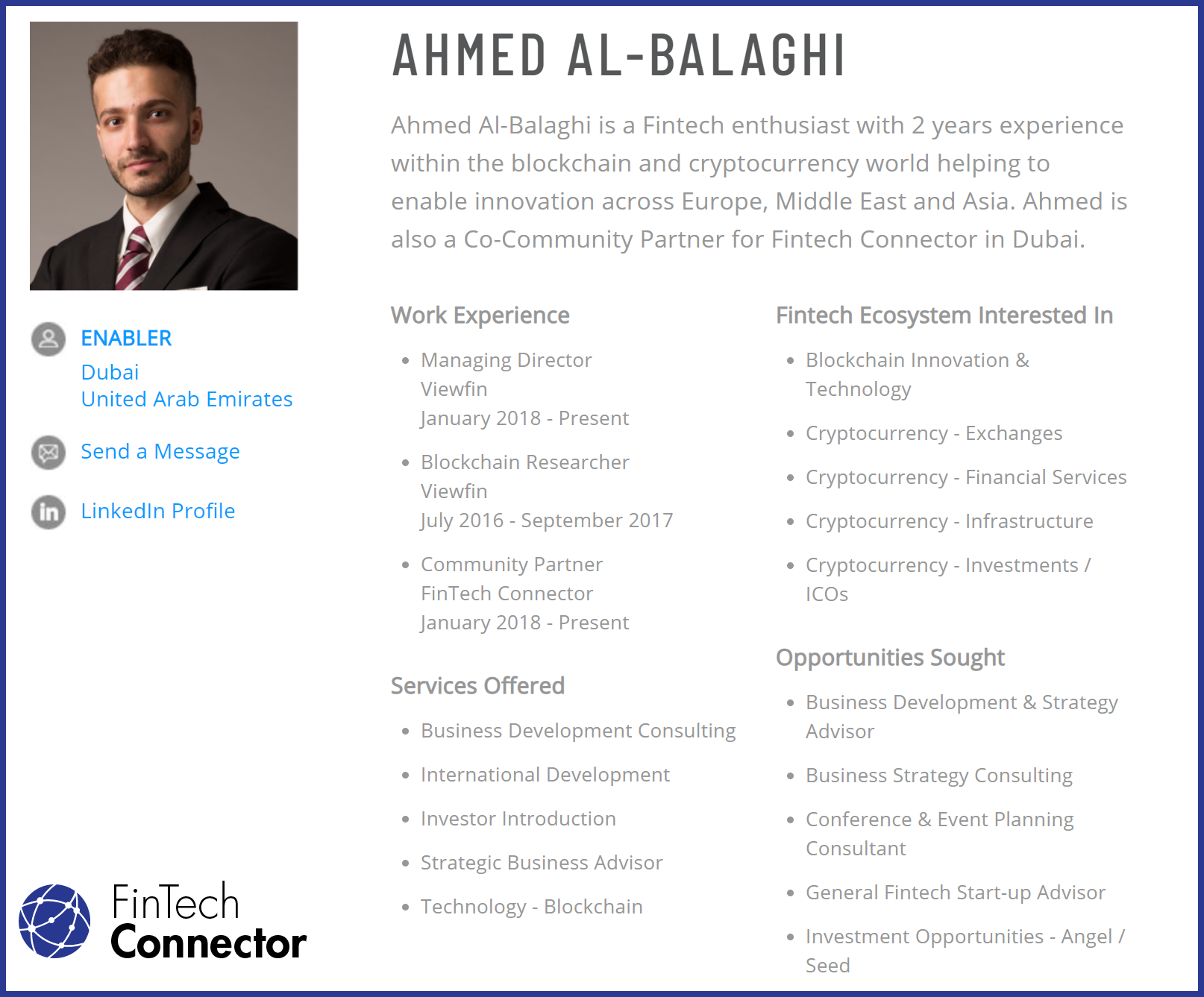 Connect with Ahmed Al-Balaghi - Creator of Encrypted