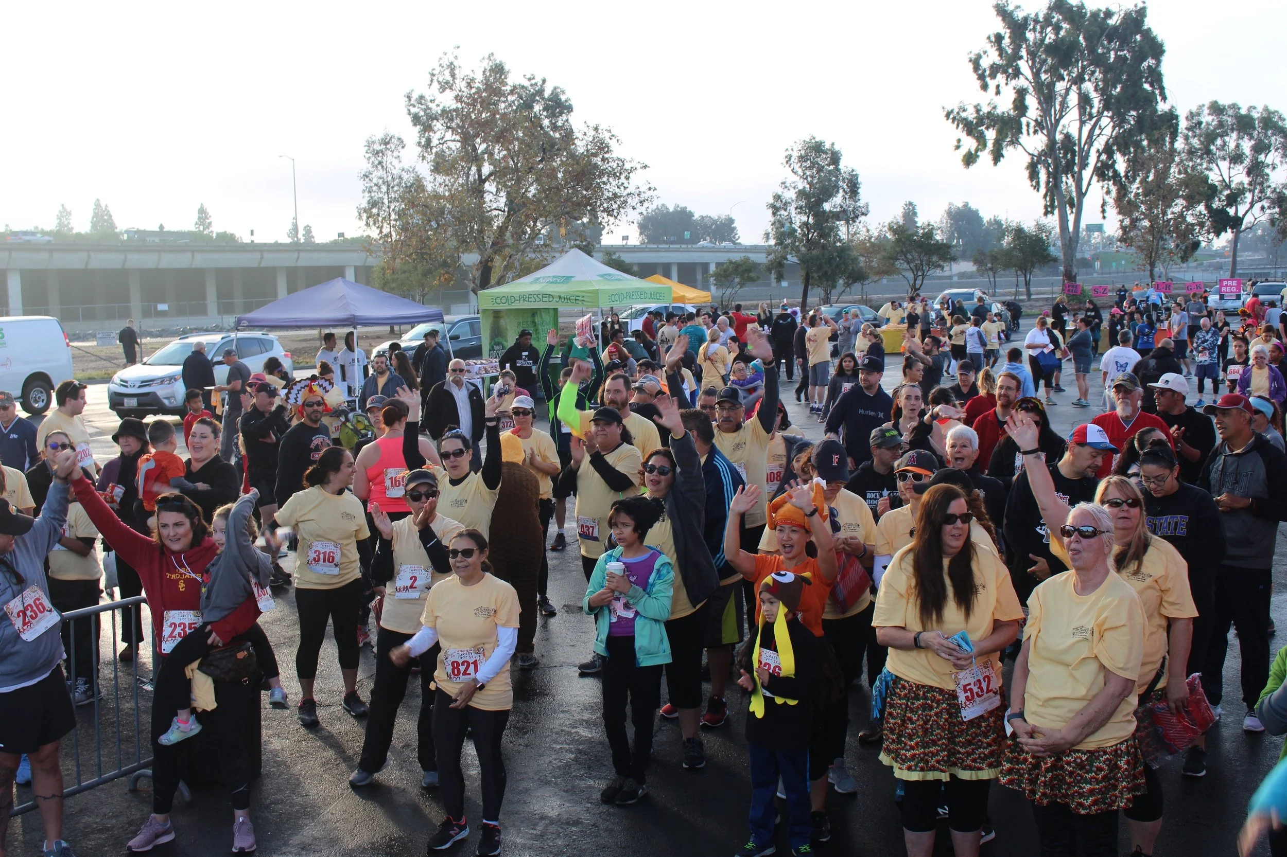 Anaheim Turkey Trot 5K Fun Run November Caren Ware Events