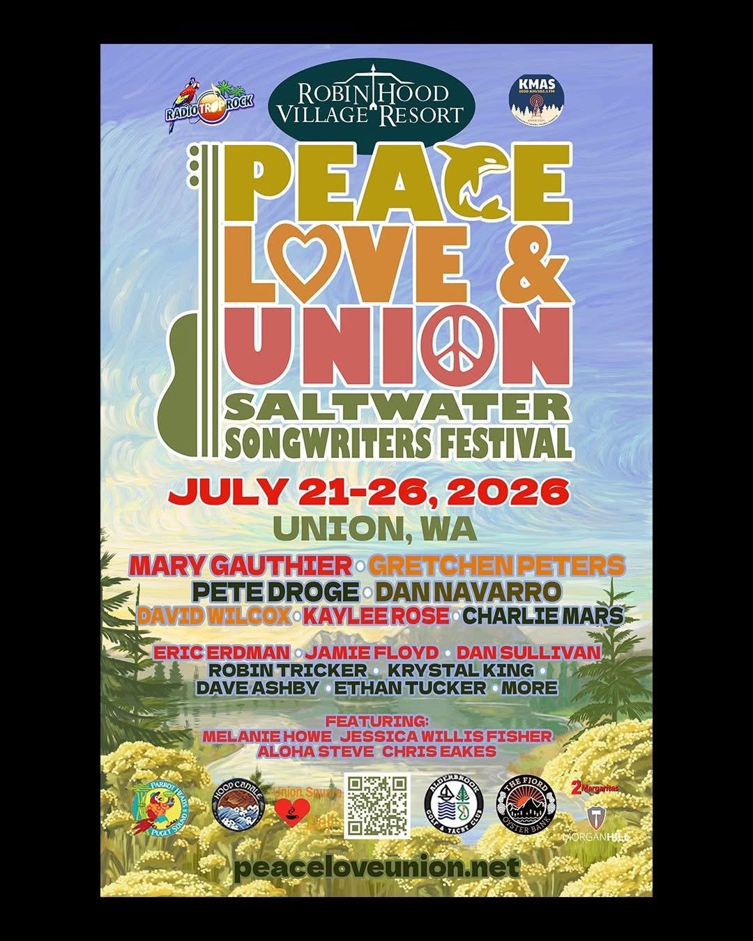 Peace, Love &amp; Union, July 2026