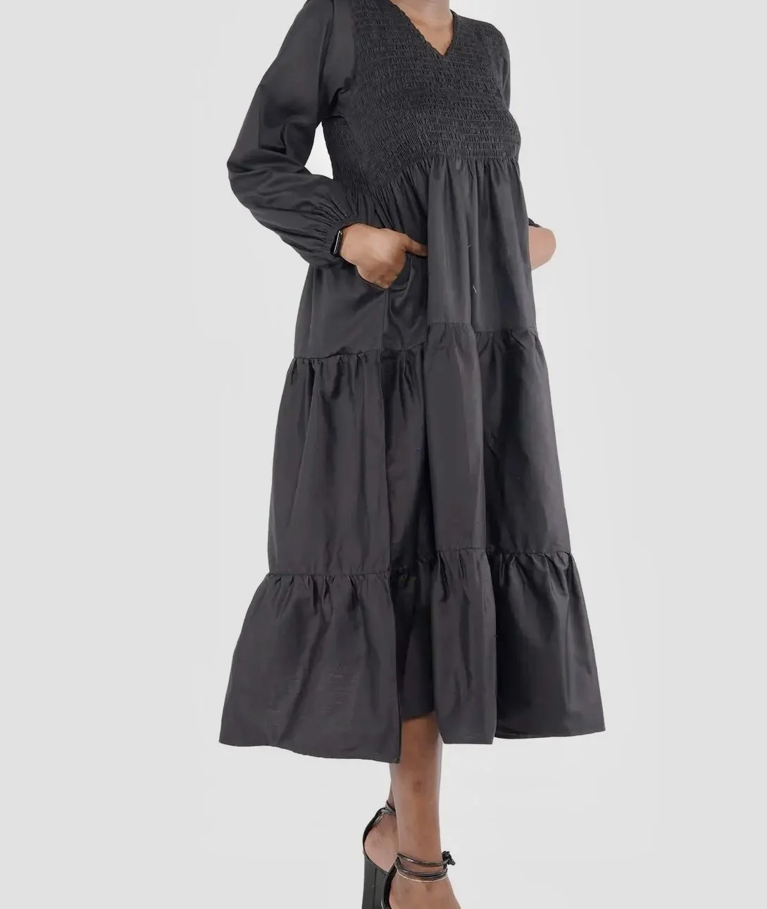 Black Tier Maxi