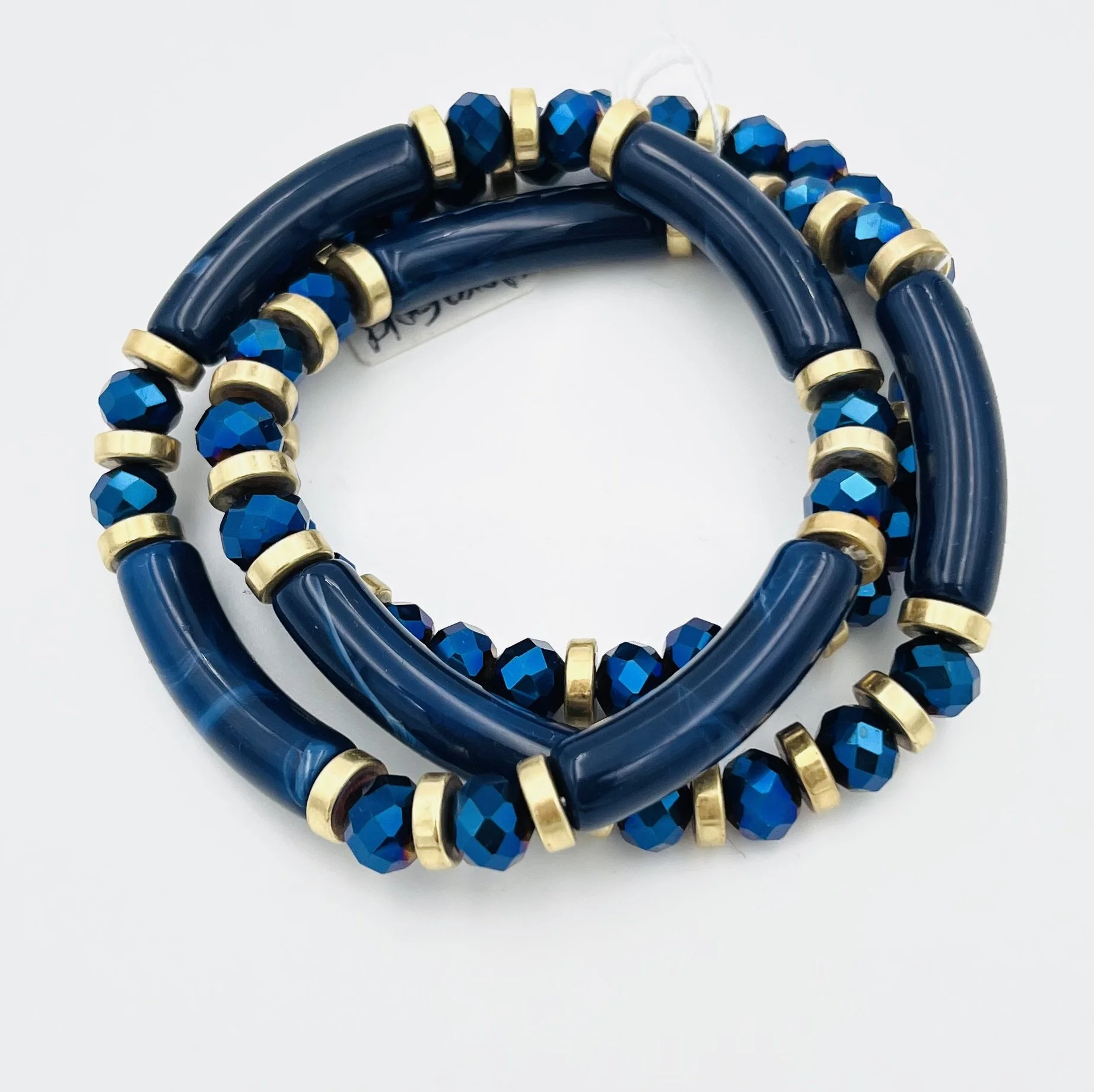 Navy Blue with Jeweled Pcs