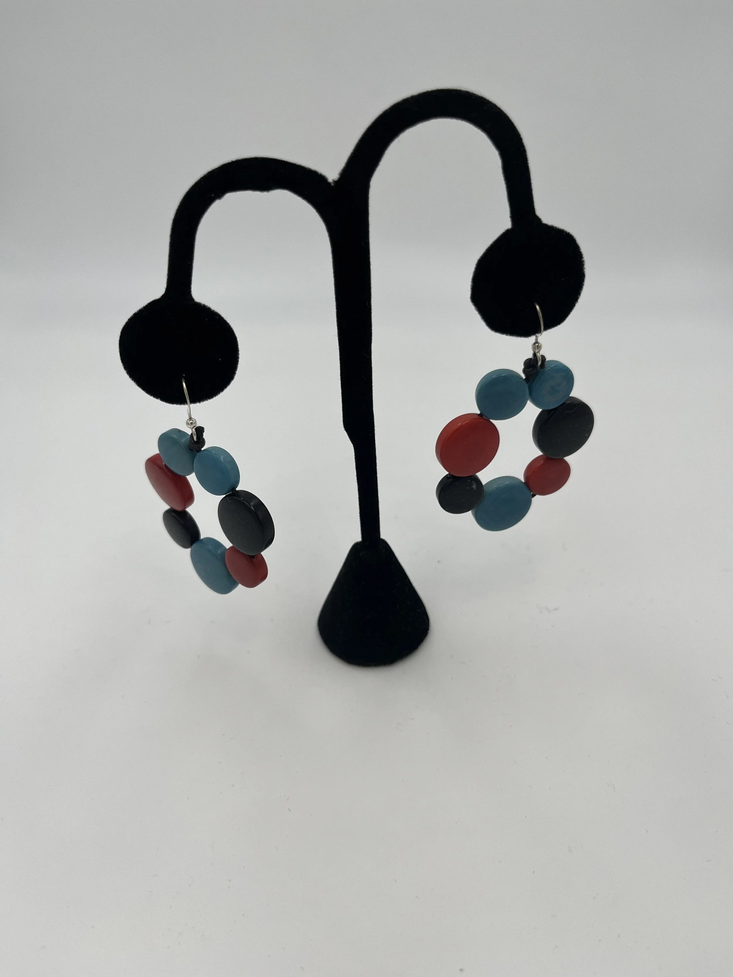 Handmade Turquoise Coral Black