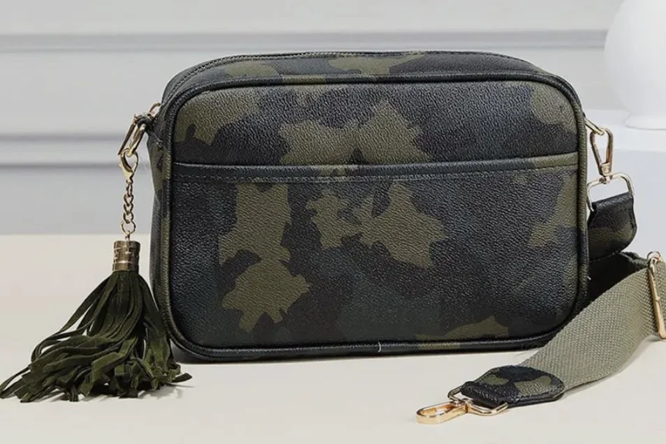 Green Camo Crossbody