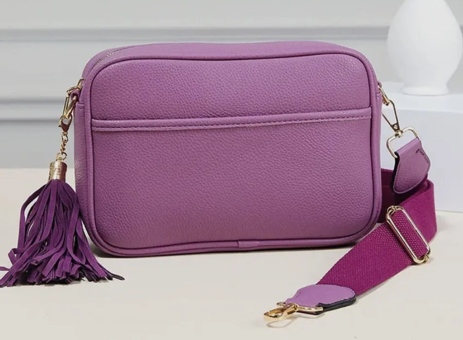 Lavender Pebble Crossbody