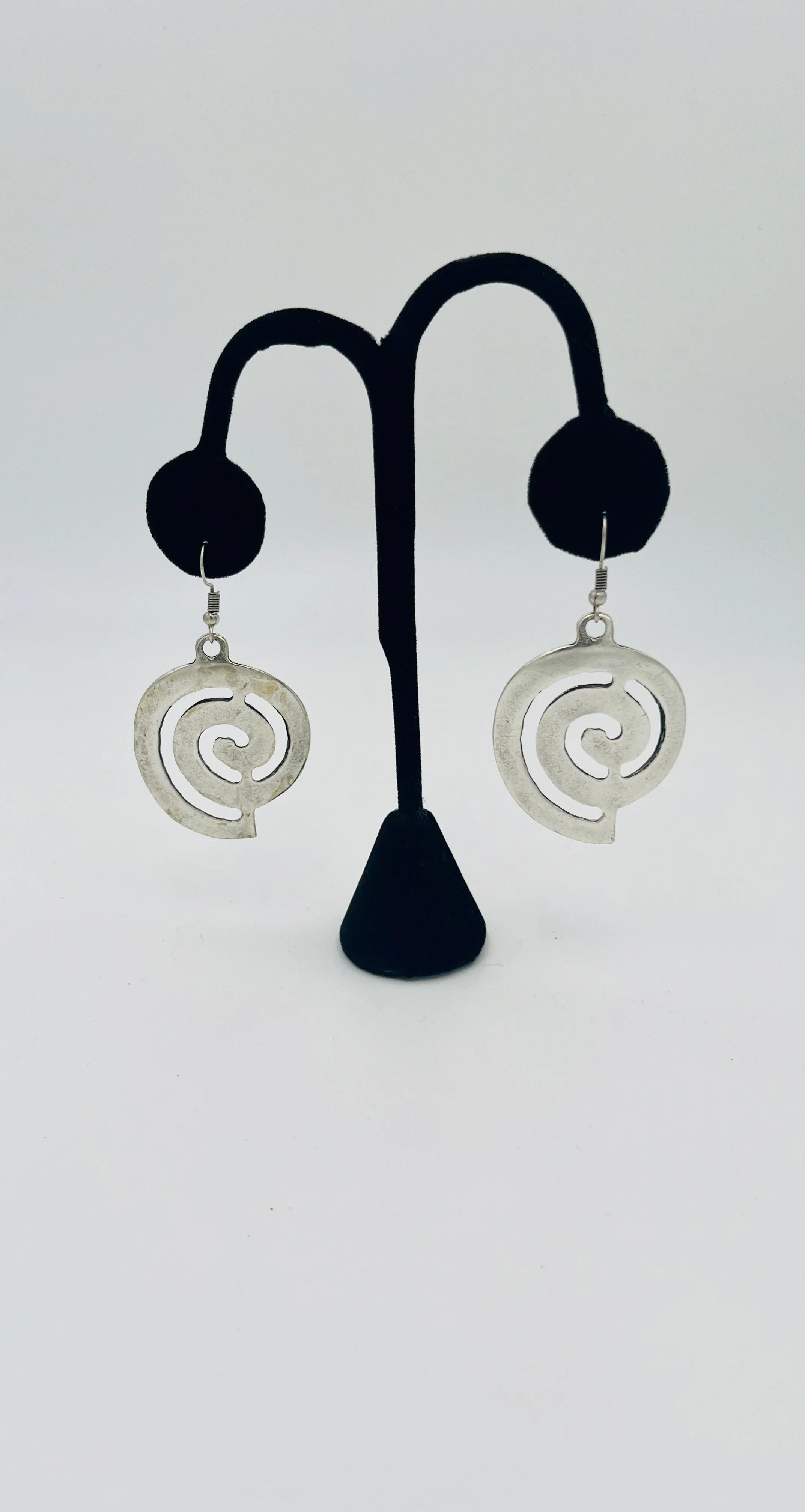 Antique Silver Spiral