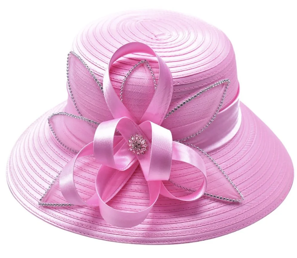 Pink Rhinestone Flower