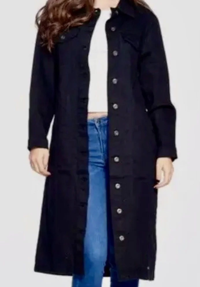 Long Black Denim Dress or Jacket