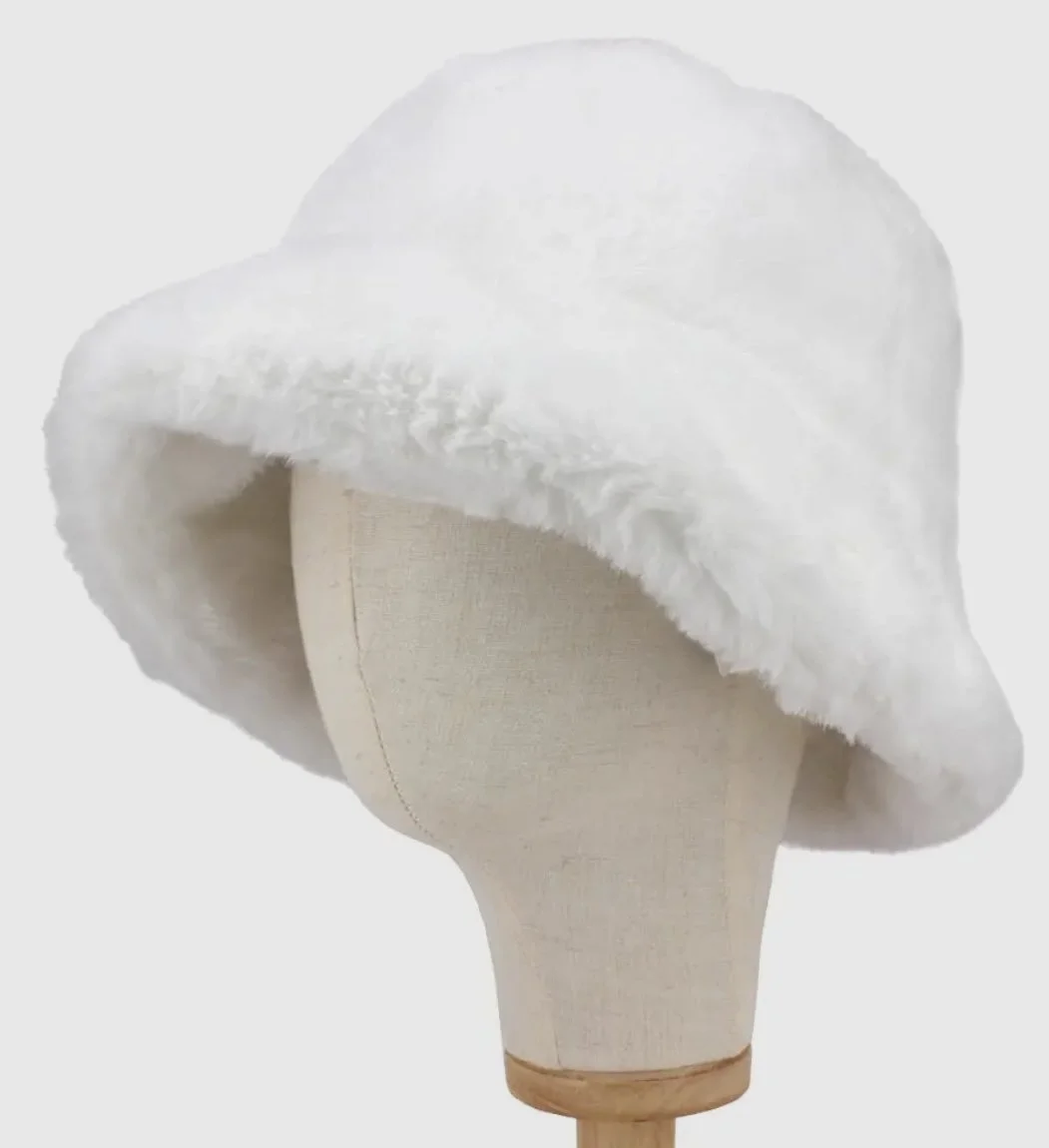 White Fur Bucket