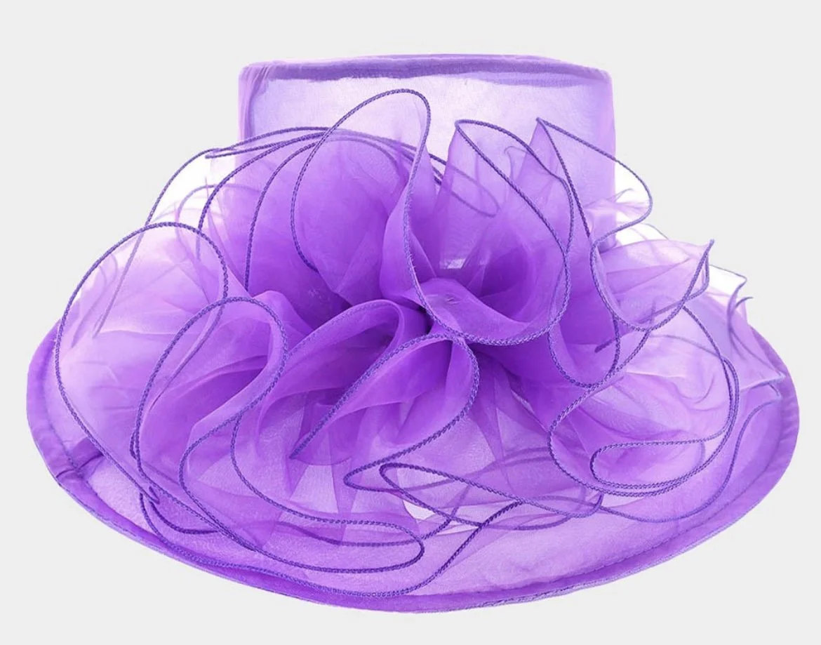 Purple Flower Accented