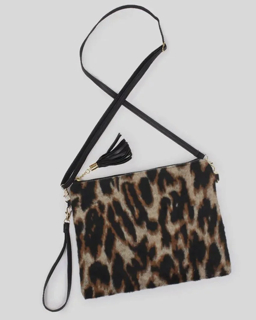 Leopard Clutch Crossbody