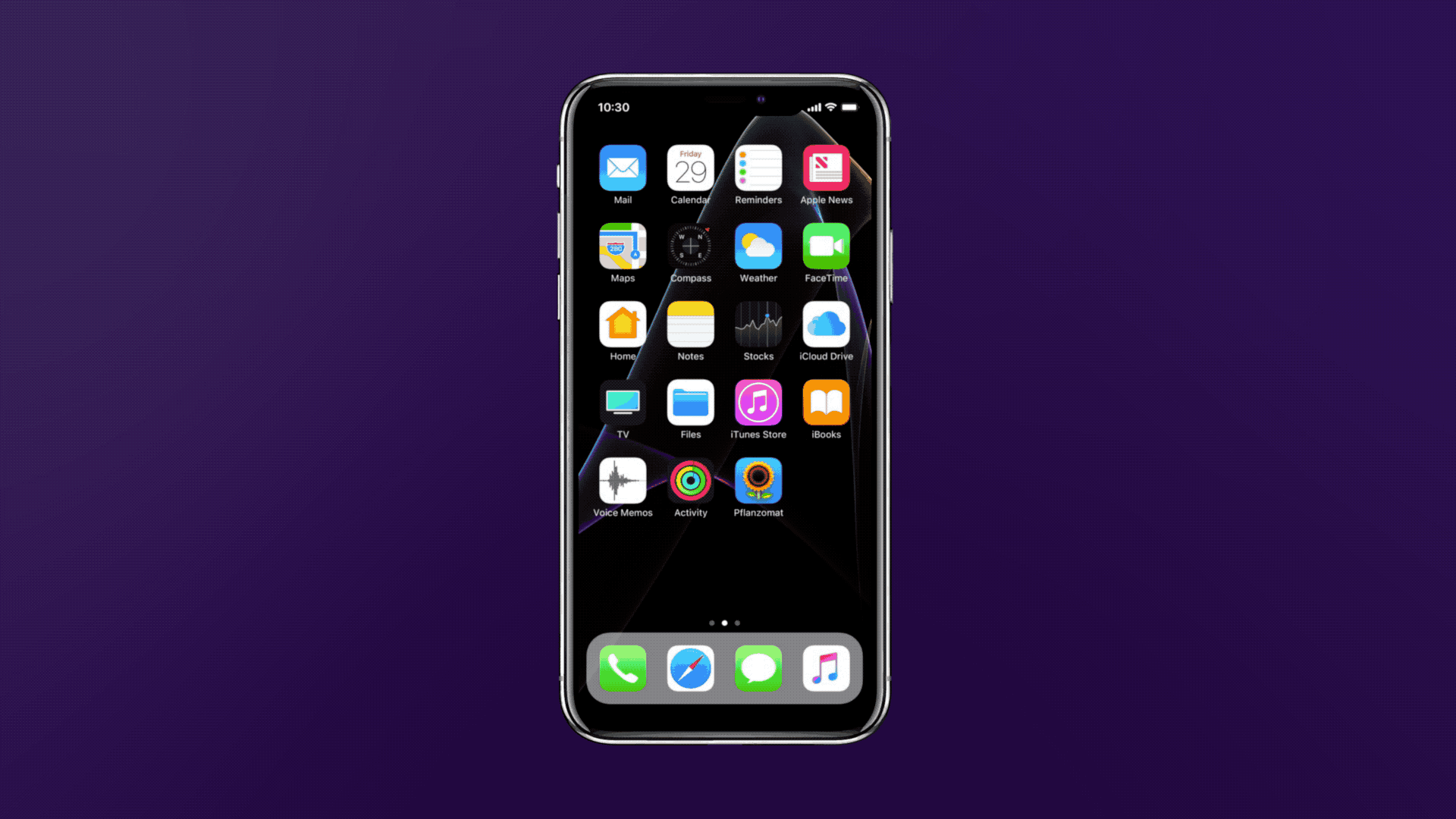 An in-app notification on mobile