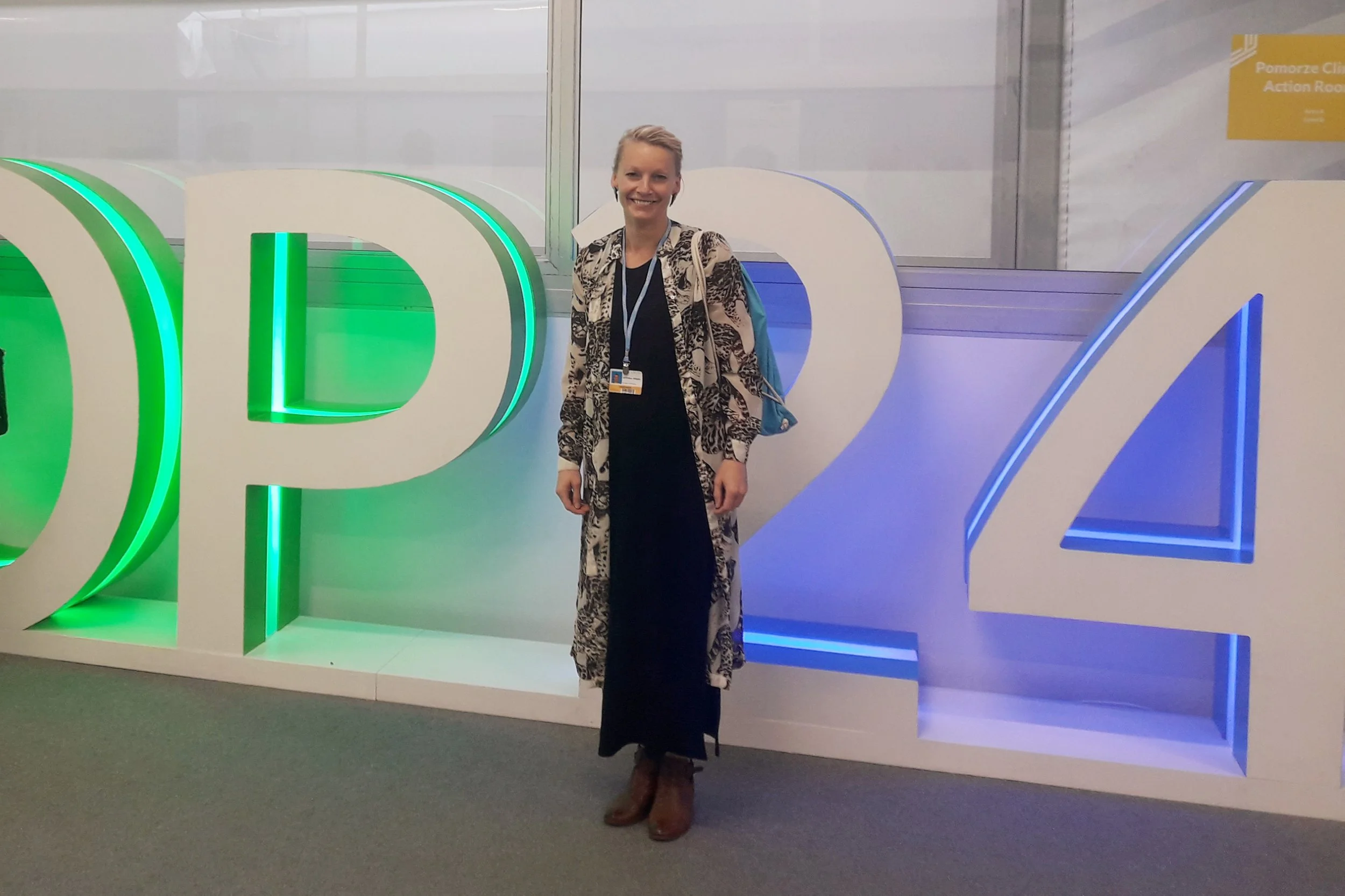 Ida Karlsson at COP24, the UN Climate Conference in Katowice, Poland