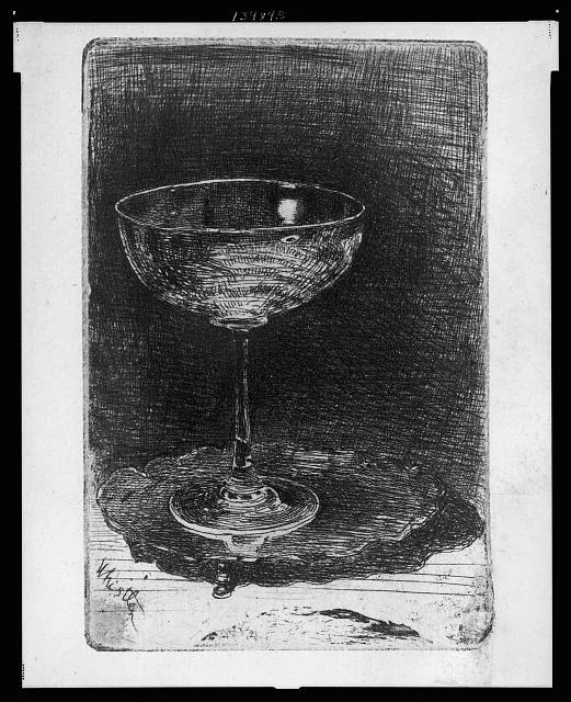 [The wine-glass] / Whistler.