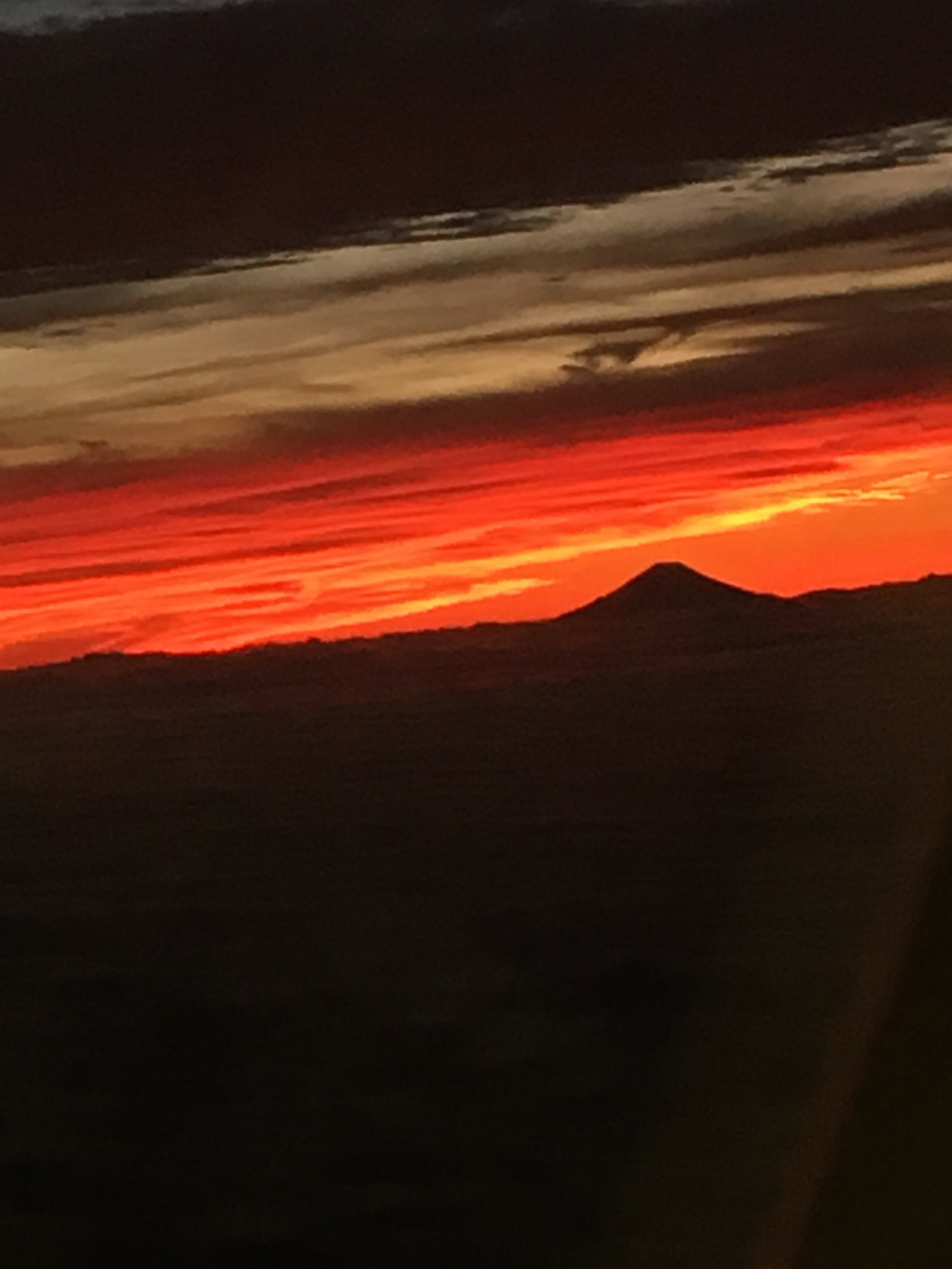 Mt. Fuji upon take-off