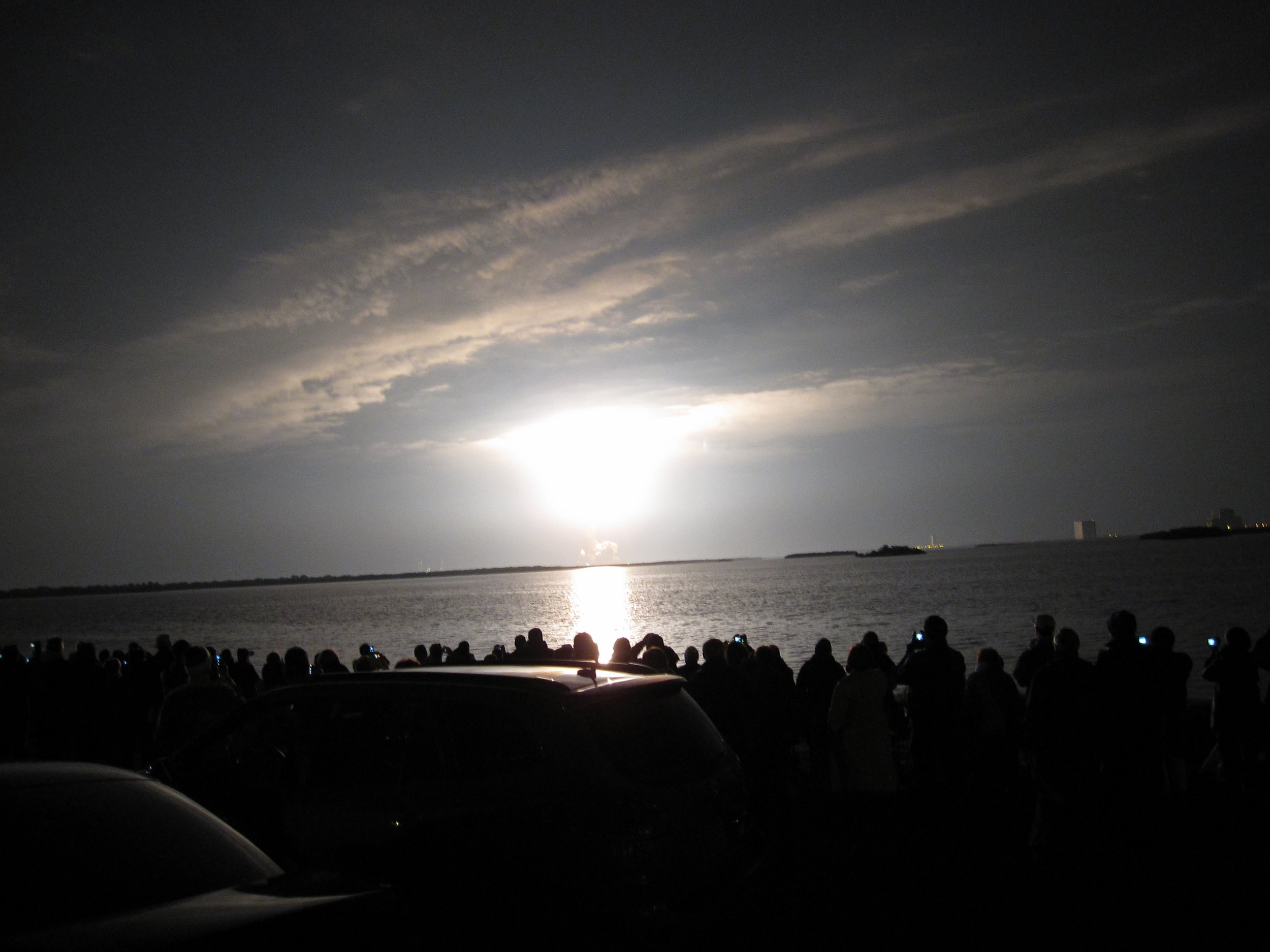Blast Off! Night launch of Space Shuttle Endeavor