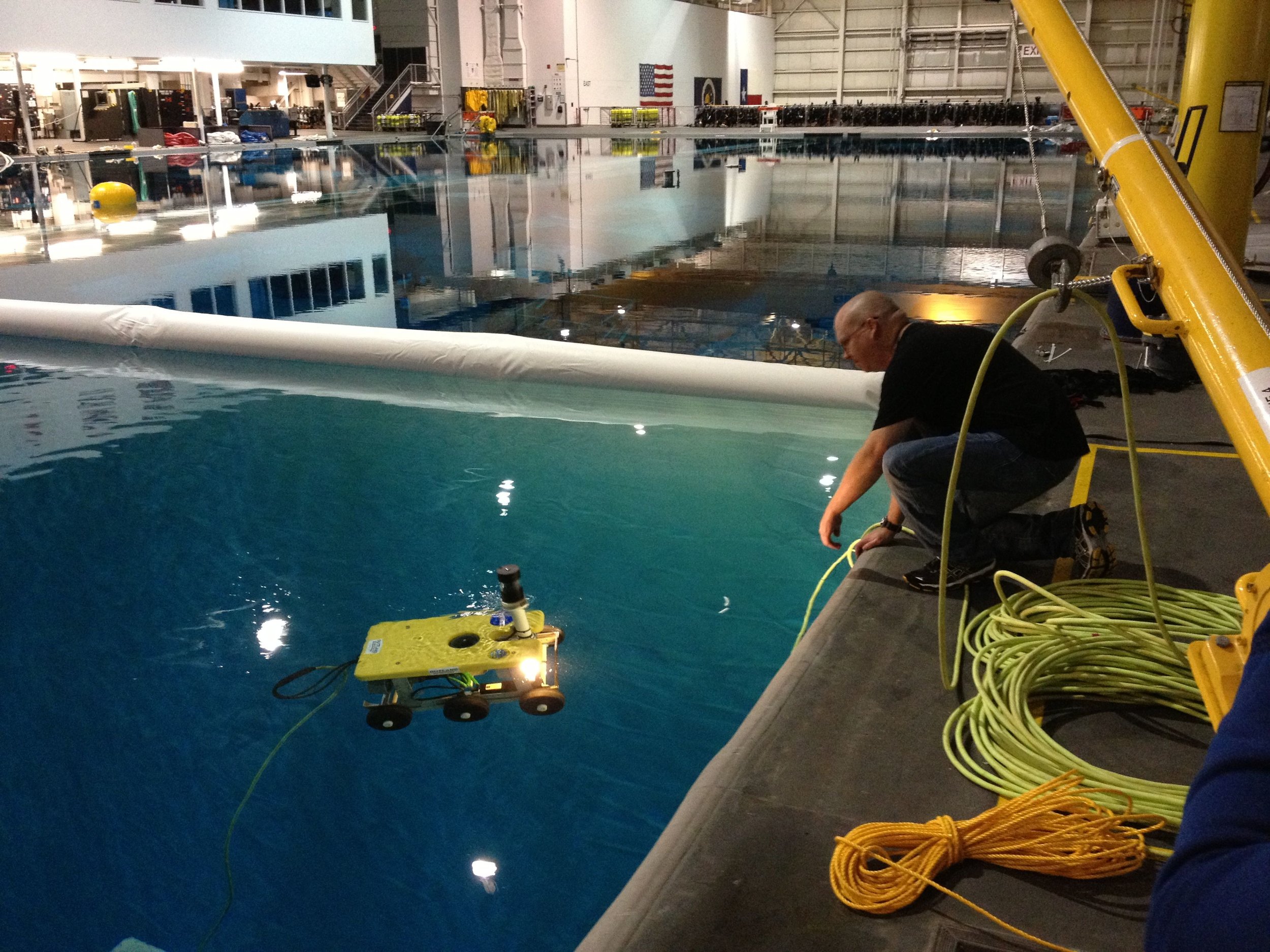 ROV tests @ NASA Neutral Buoyancy Lab